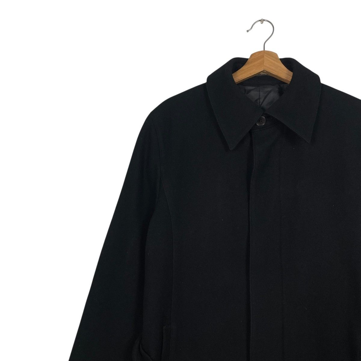 Jean Paul Gaultier Gaultier Homme Object Wool Black Coat Size US M / EU 48-50 / 2 - 7 Thumbnail