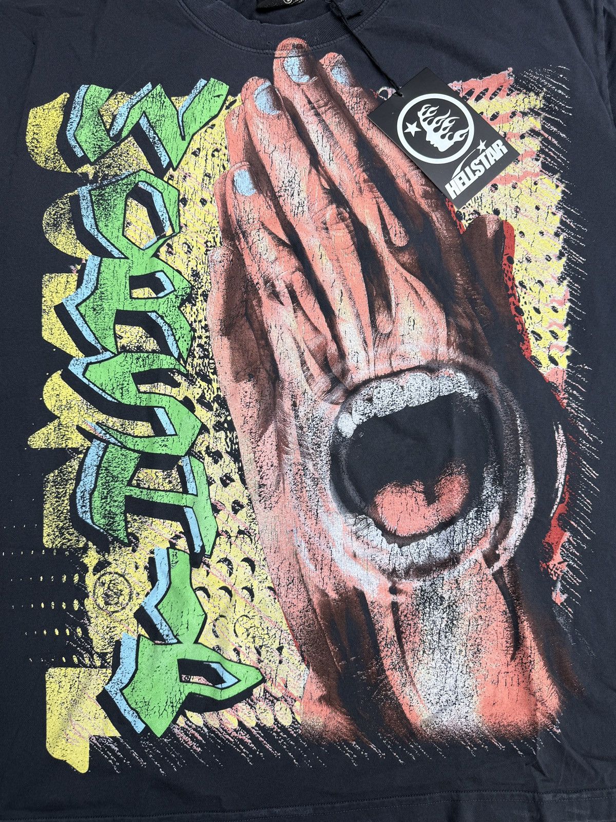 HELLSTAR Hellstar Worship Hands T-shirt Size US XXL / EU 58 / 5 - 2 Thumbnail