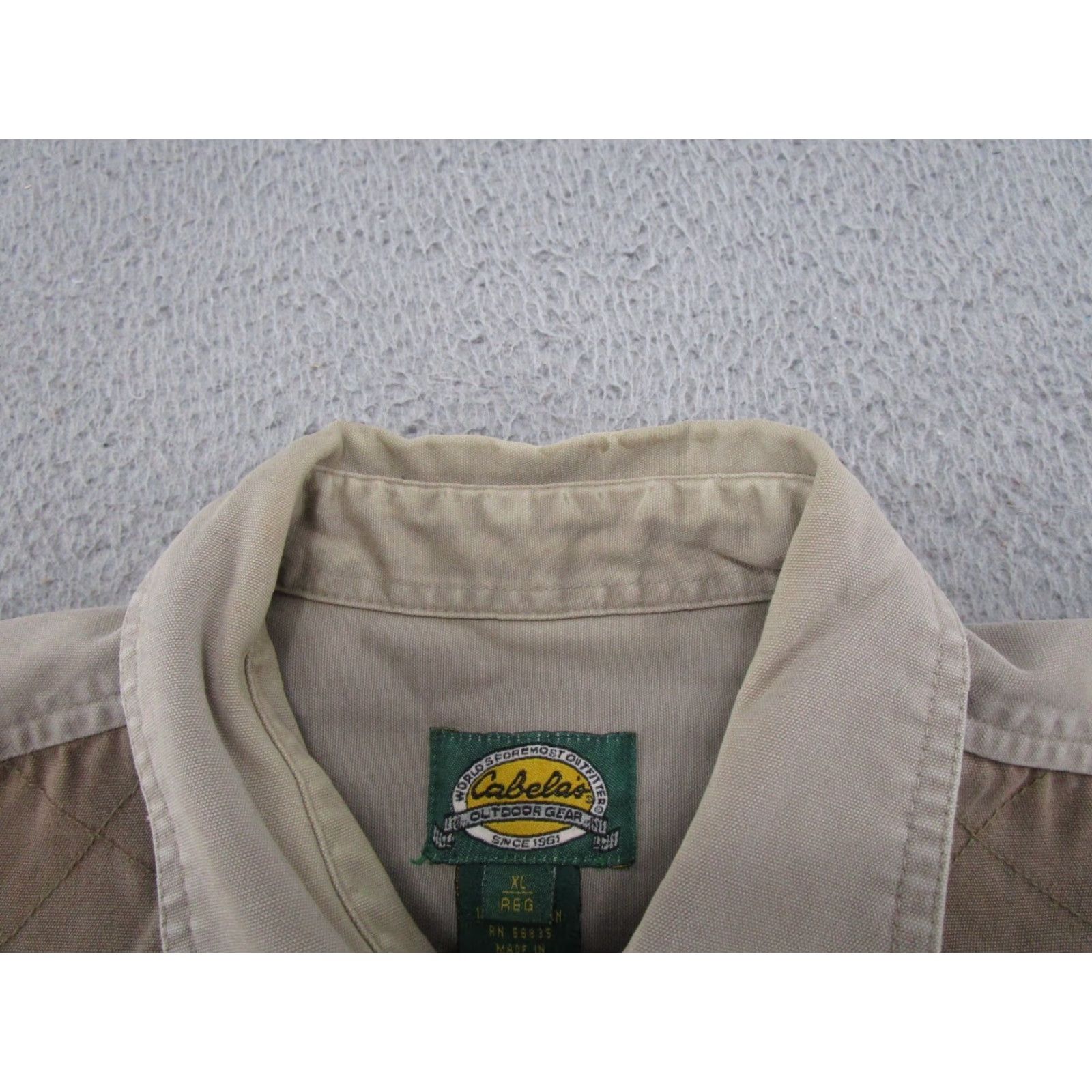 Vintage Cabela's Brown Safari Outback Style Long Sleeve Flannel Button Up Shirt XL Mens Shirt Casual Winter Size US XL / EU 56 / 4 - 4 Thumbnail