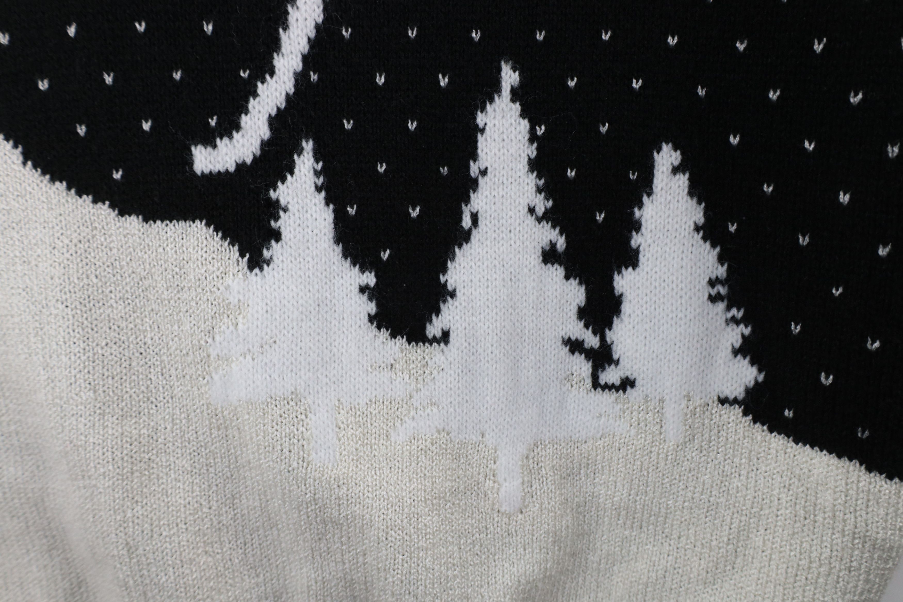 Vintage Vintage 90s Streetwear All Over Print Knit Sweater USA Size L / US 10 / IT 46 - 7 Thumbnail