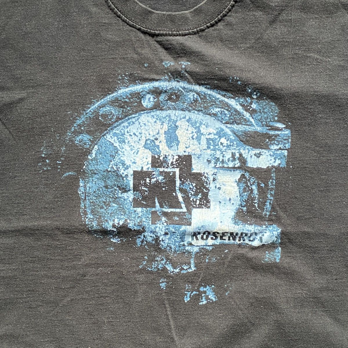 Band Tees VINTAGE Y2K RAMMSTEIN AMAZING FADED RARE TOUR T SHIRT 34 Size US M / EU 48-50 / 2 - 4 Thumbnail