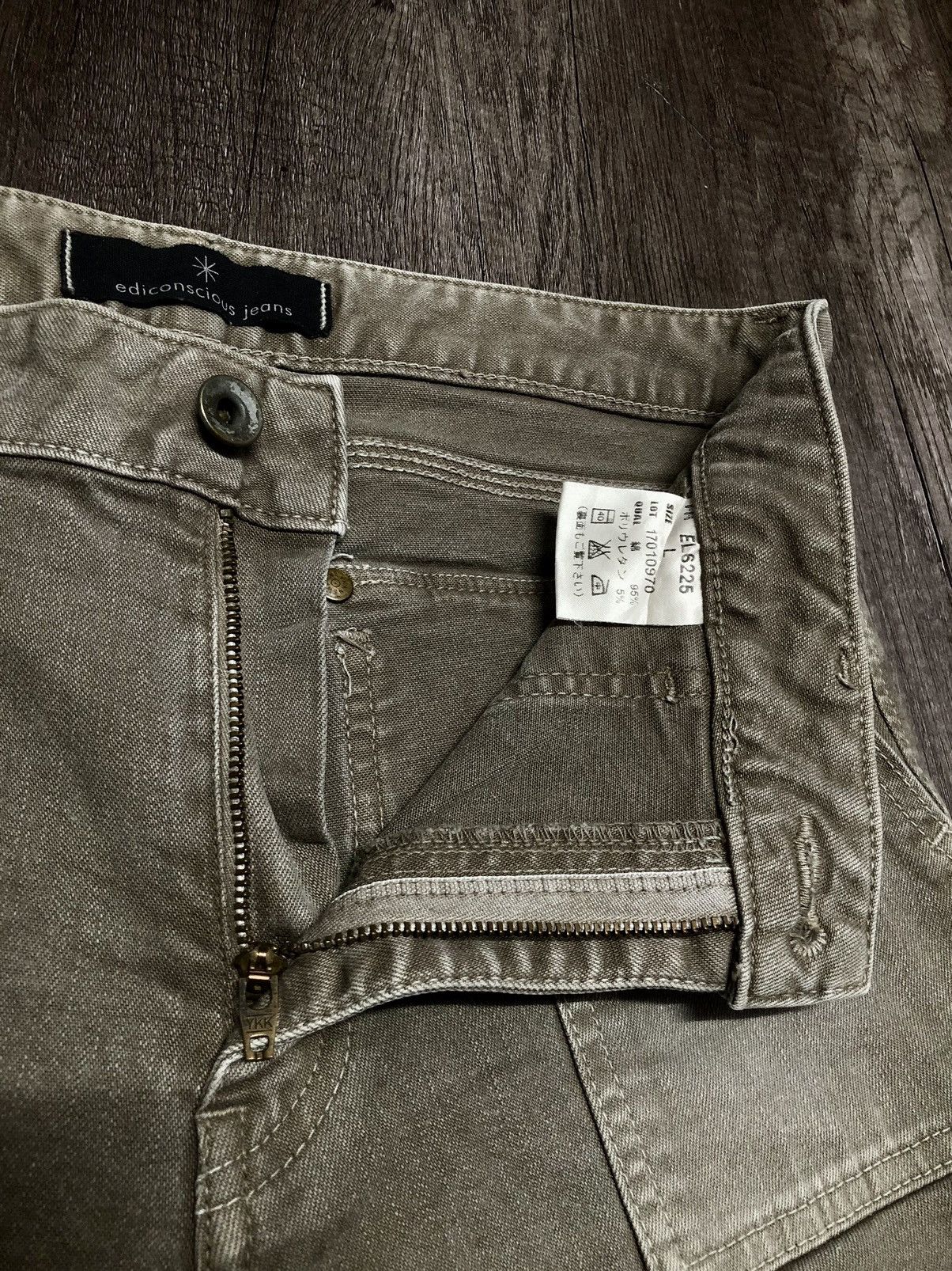 If Six Was Nine × Japanese Brand VINTAGE EDICONSCIOUS BUSH PANTS FLARE BOOTCUT JEANS Size US 30 / EU 46 - 10 Thumbnail