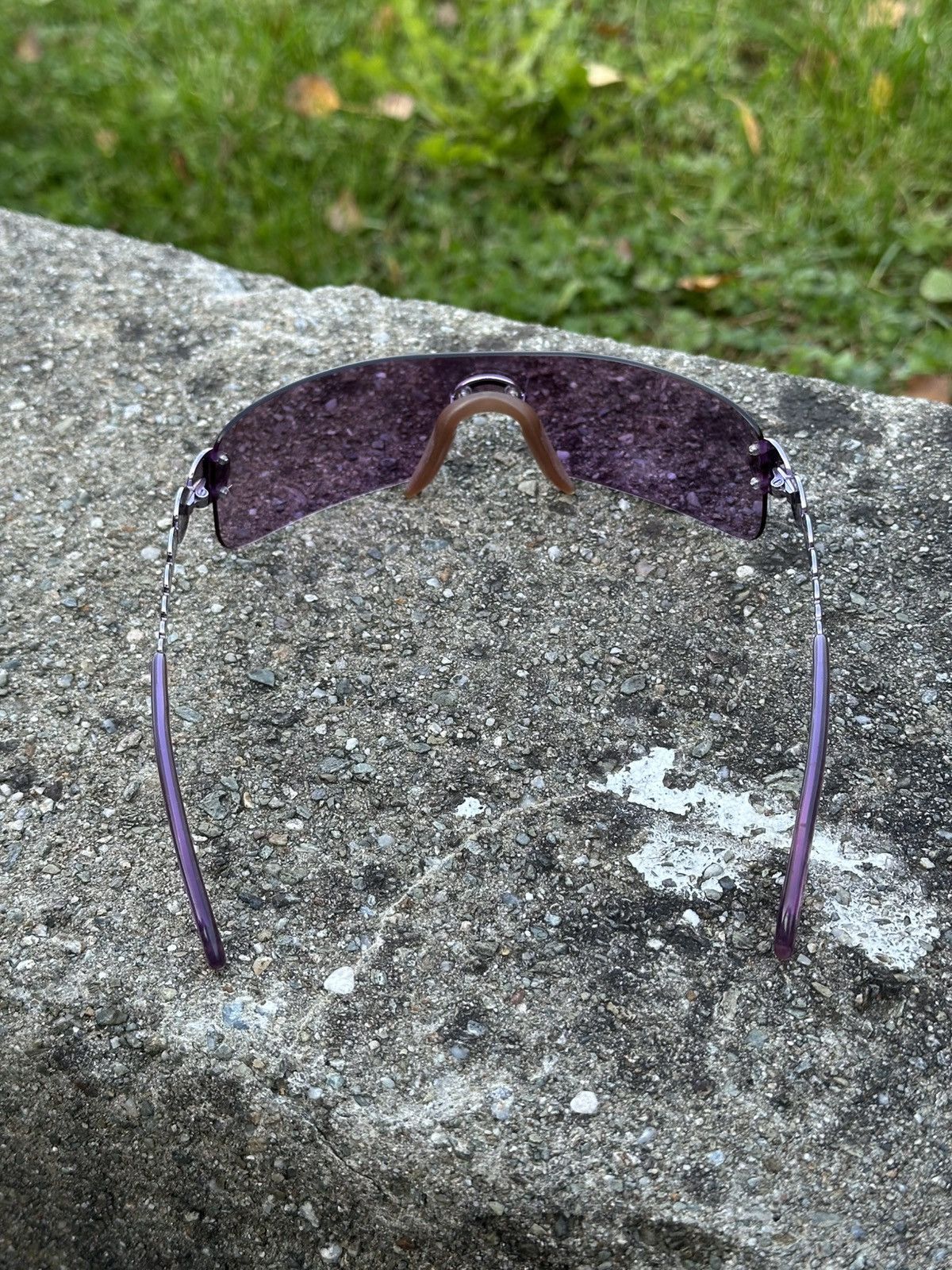 Dior Vintage Christian Dior Sunglasses Ruthenium 80N 120 Purple Size ONE SIZE - 6 Thumbnail