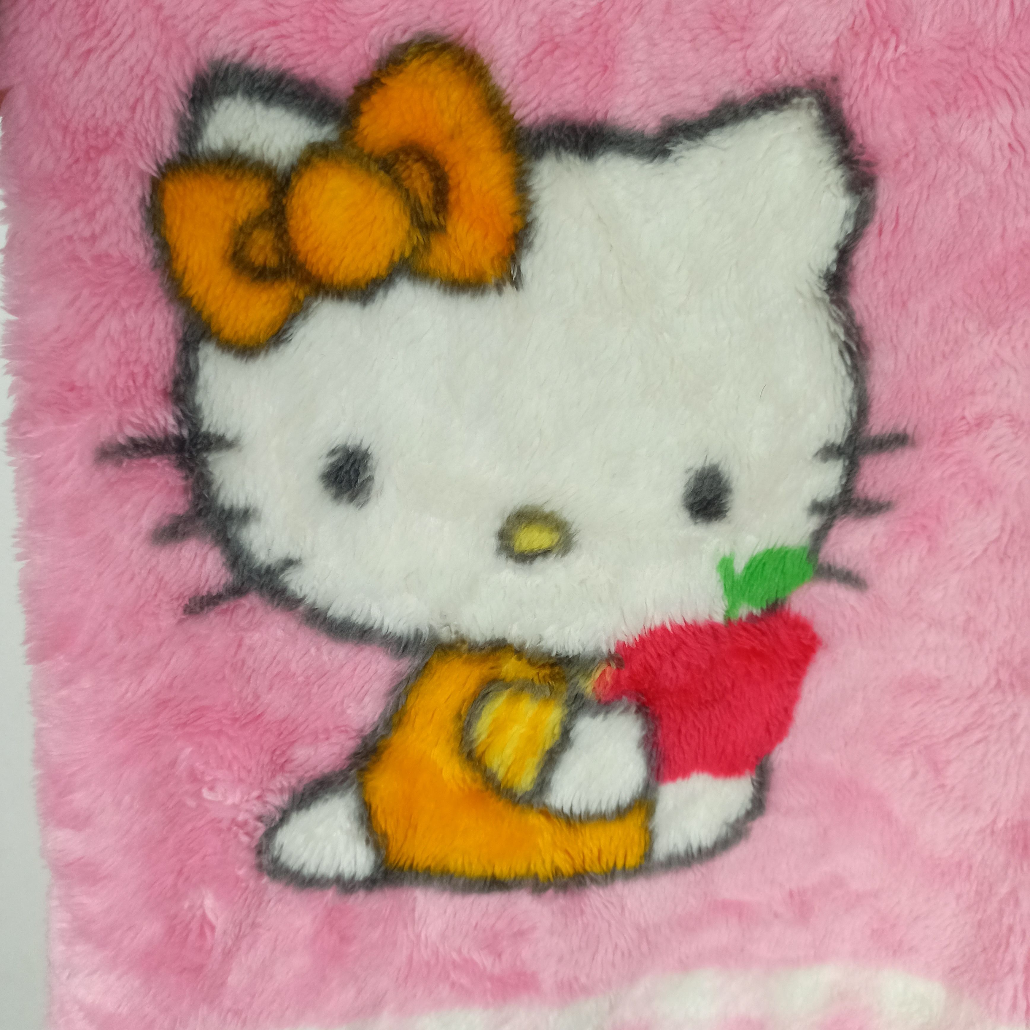 Cartoon Network Vintage Hello Kitty Fleece Fur Long Jacket Made in Japan Size XL / US 12-14 / IT 48-50 - 3 Thumbnail