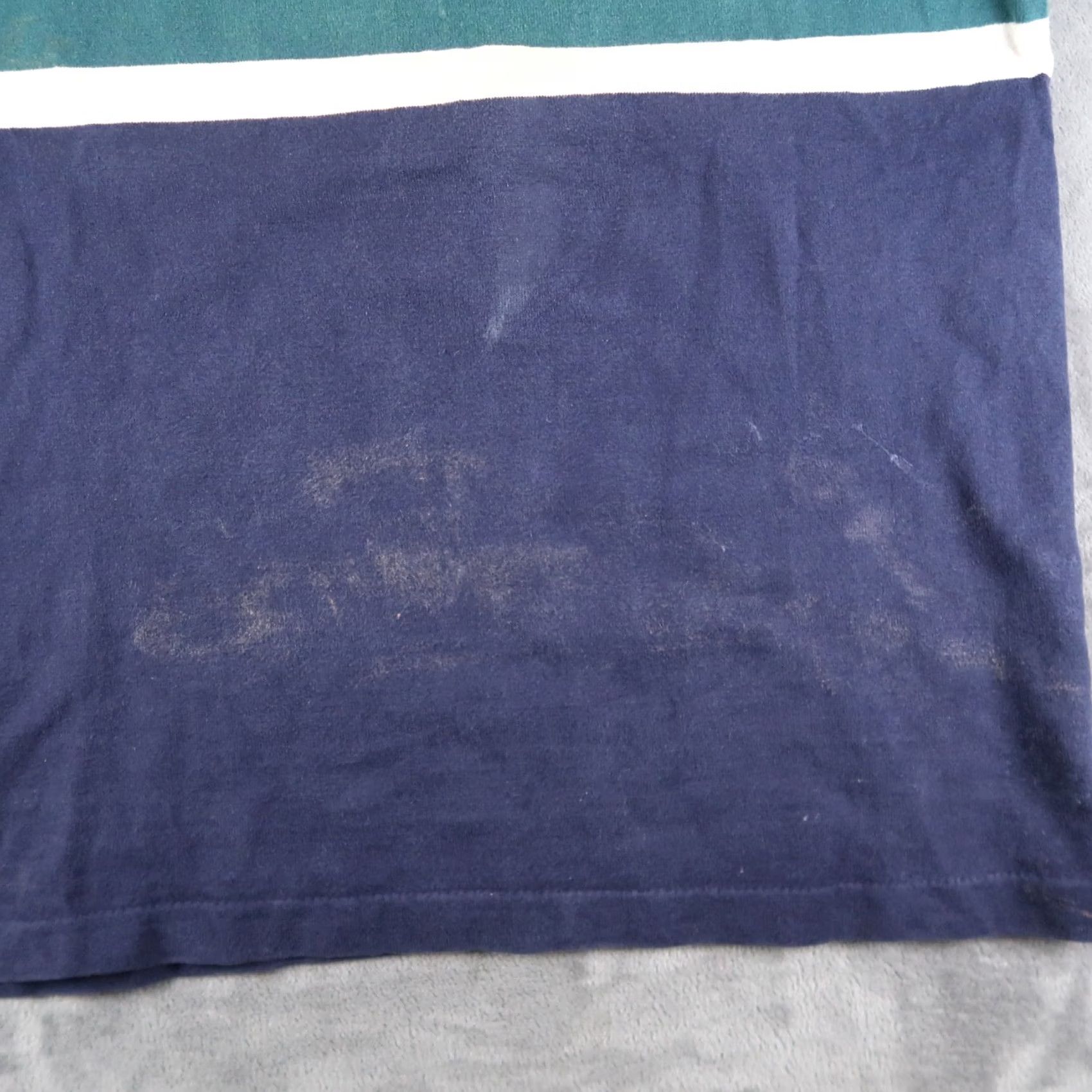 Vintage VINTAGE L.L. Bean Rugby Shirt Mens L Blue Heavy Cotton Polo 90s Rugby Mens Blue Shirt Size US L / EU 52-54 / 3 - 5 Thumbnail