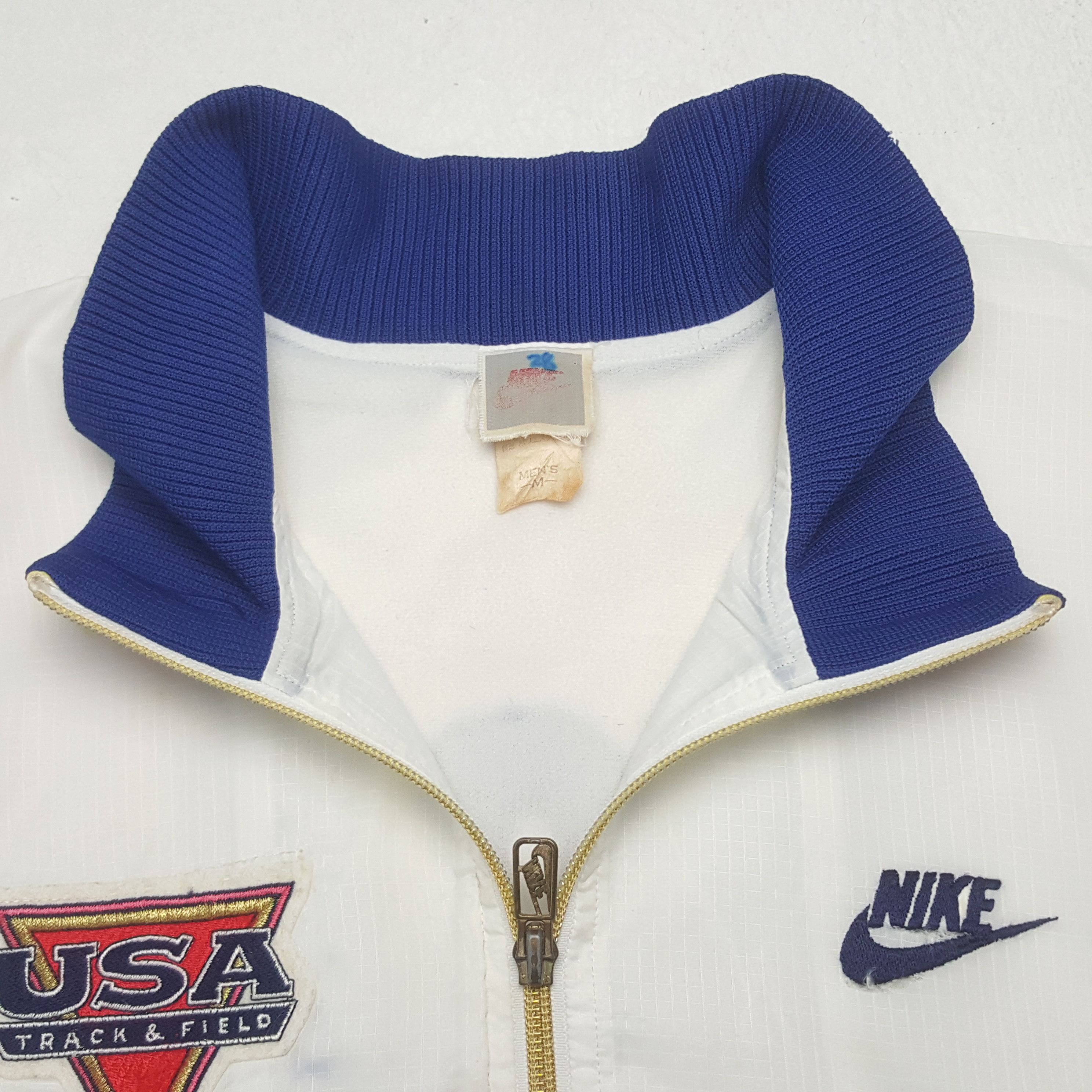 Nike Vintage NIKE USA Track & Field Windbreaker Sport Jacket Size US XXL / EU 58 / 5 - 5 Thumbnail