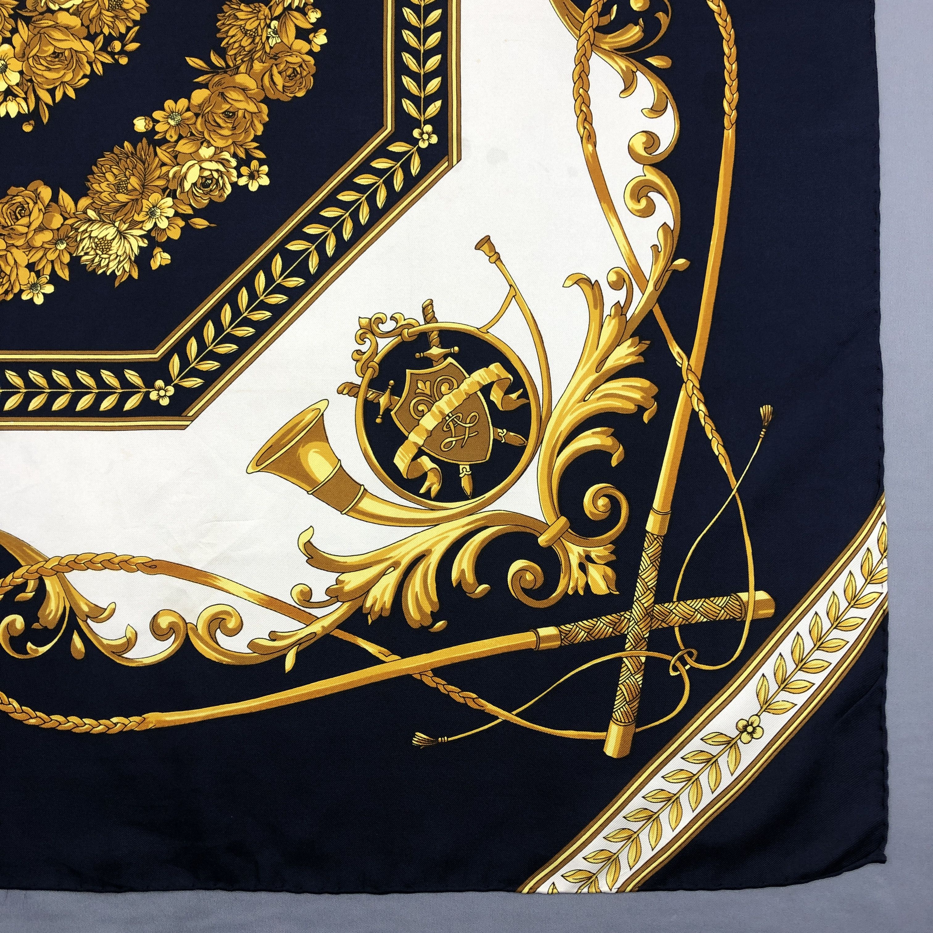 Other × Vintage Vintage Erre SILK Scarf Twill Stole Wraps Scarves Size ONE SIZE - 7 Thumbnail