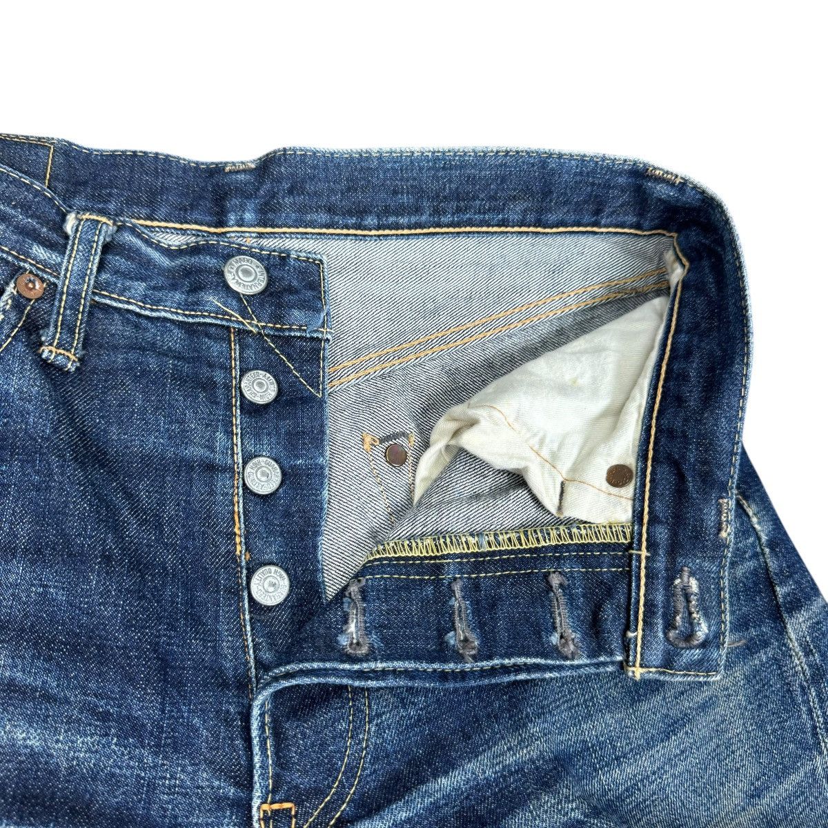 Indigo ⚡️MABO 14oZ PURE INDIGO DENIM JEANS PANTS Size US 30 / EU 46 - 11 Thumbnail
