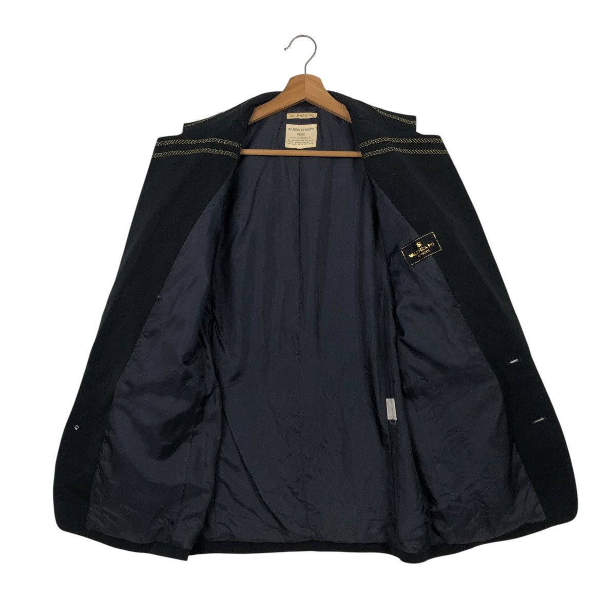 Vintage 🔥VINTAGE COATS JACKETS VALENZA PO SPORTS PARIS DOUBLE BREAST Size US M / EU 48-50 / 2 - 15 Thumbnail