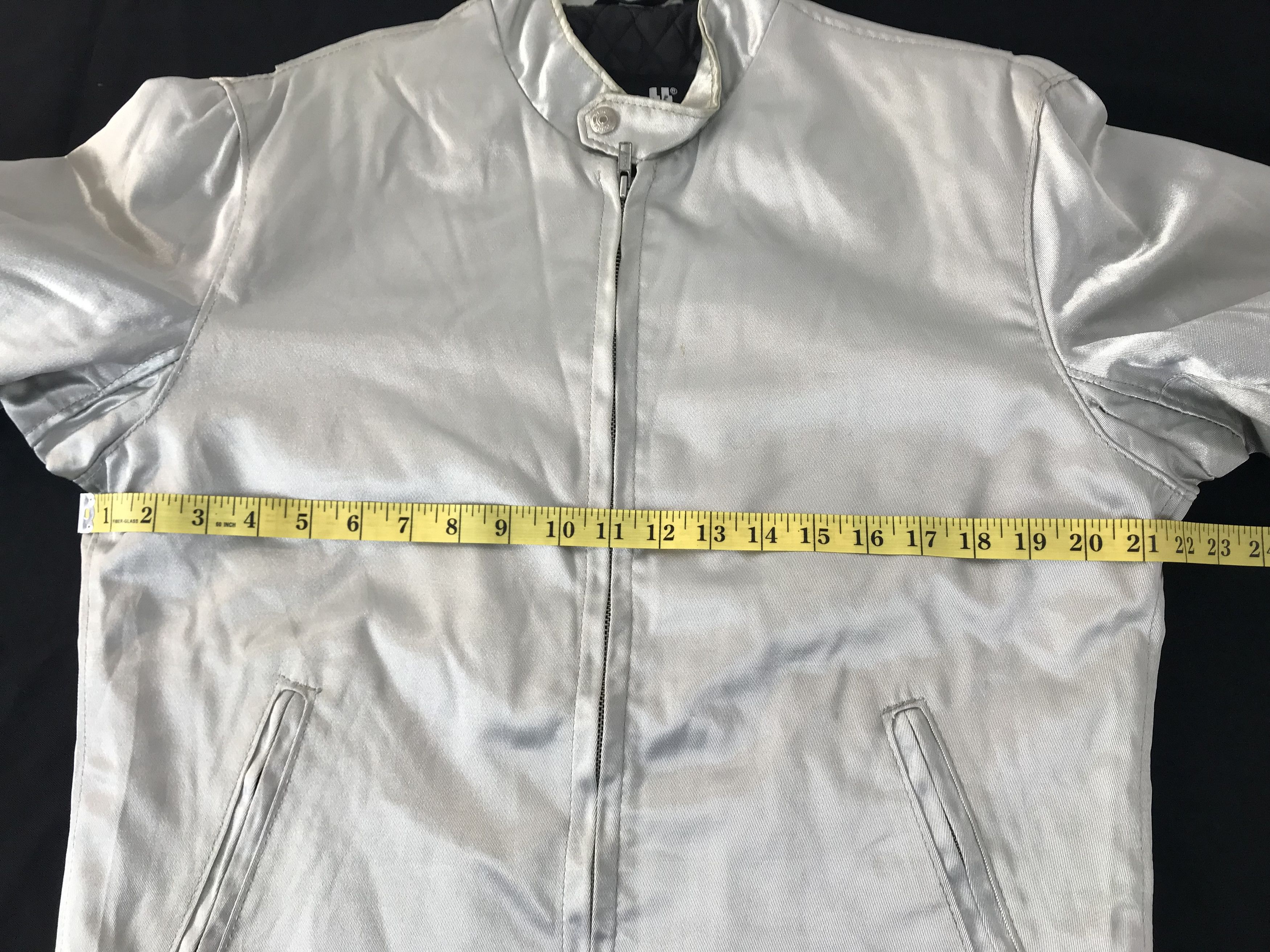 Schott 90s Schott NYC Retro Racer Zipper White Minimalist Jacket Size US M / EU 48-50 / 2 - 8 Thumbnail