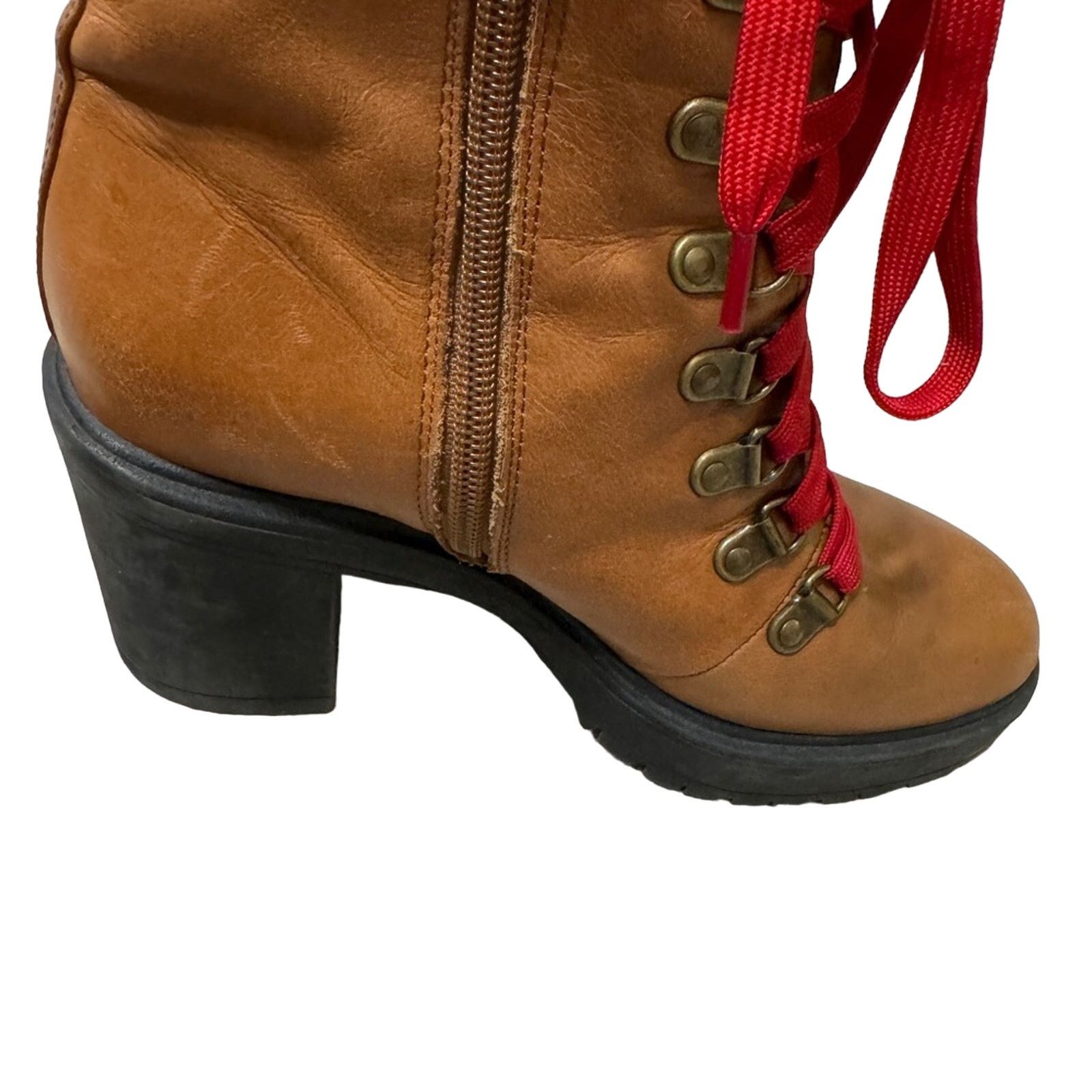 Steve Madden REVOLVE Steve Madden Royce Bootie in Cognac Leather Size 7.5 Size US 7.5 / IT 37.5 - 8 Thumbnail