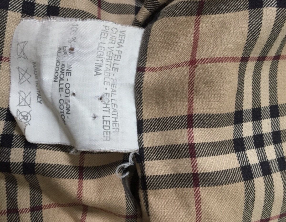 Burberry BURBERRY MENS LEATHER JACKET Size US XXS / EU 40 - 7 Thumbnail