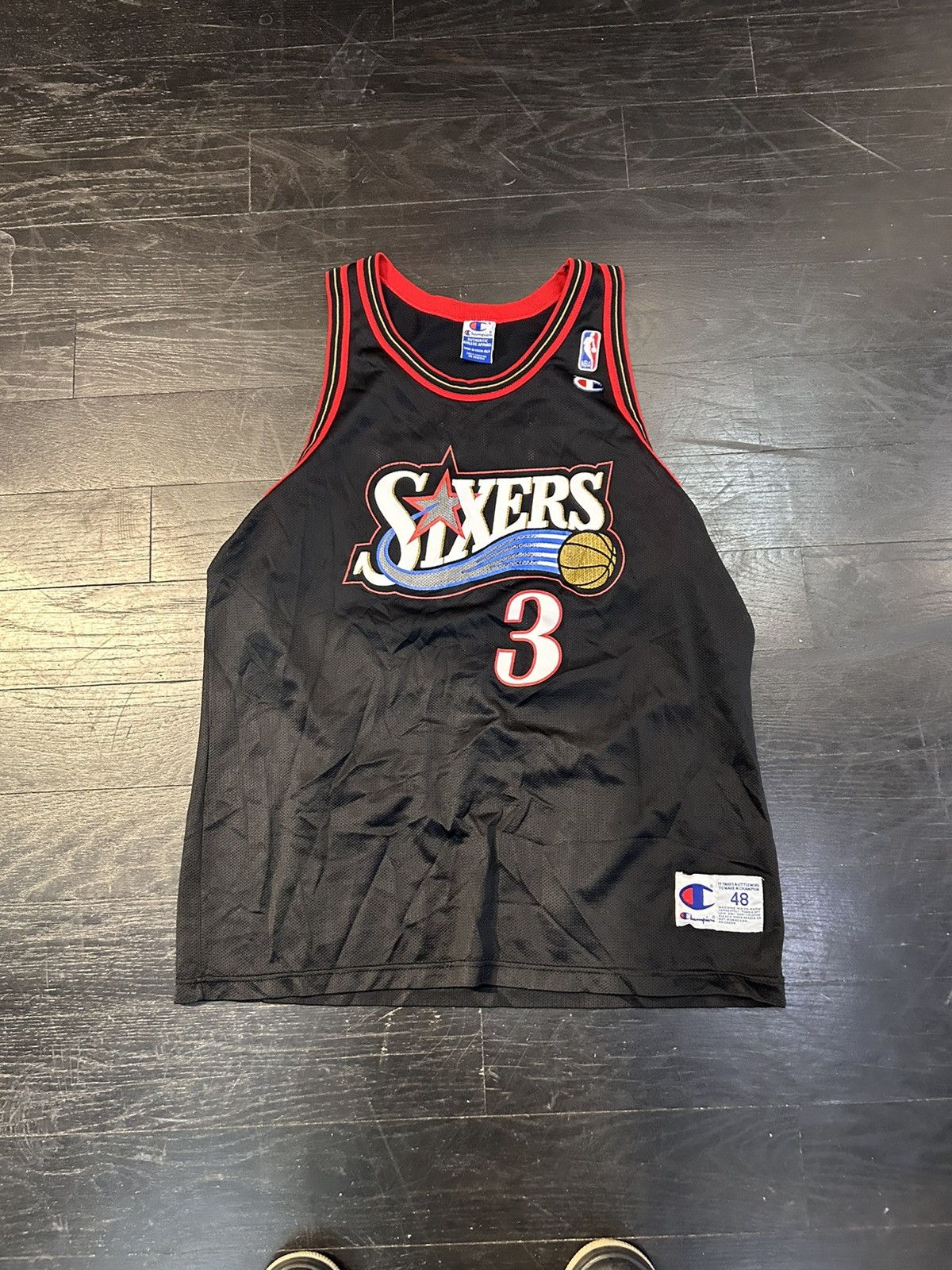 Champion Ã NBA Ã Vintage Vintage Champion Philadelphia Sixers Allen Iverson Jersey | Grailed