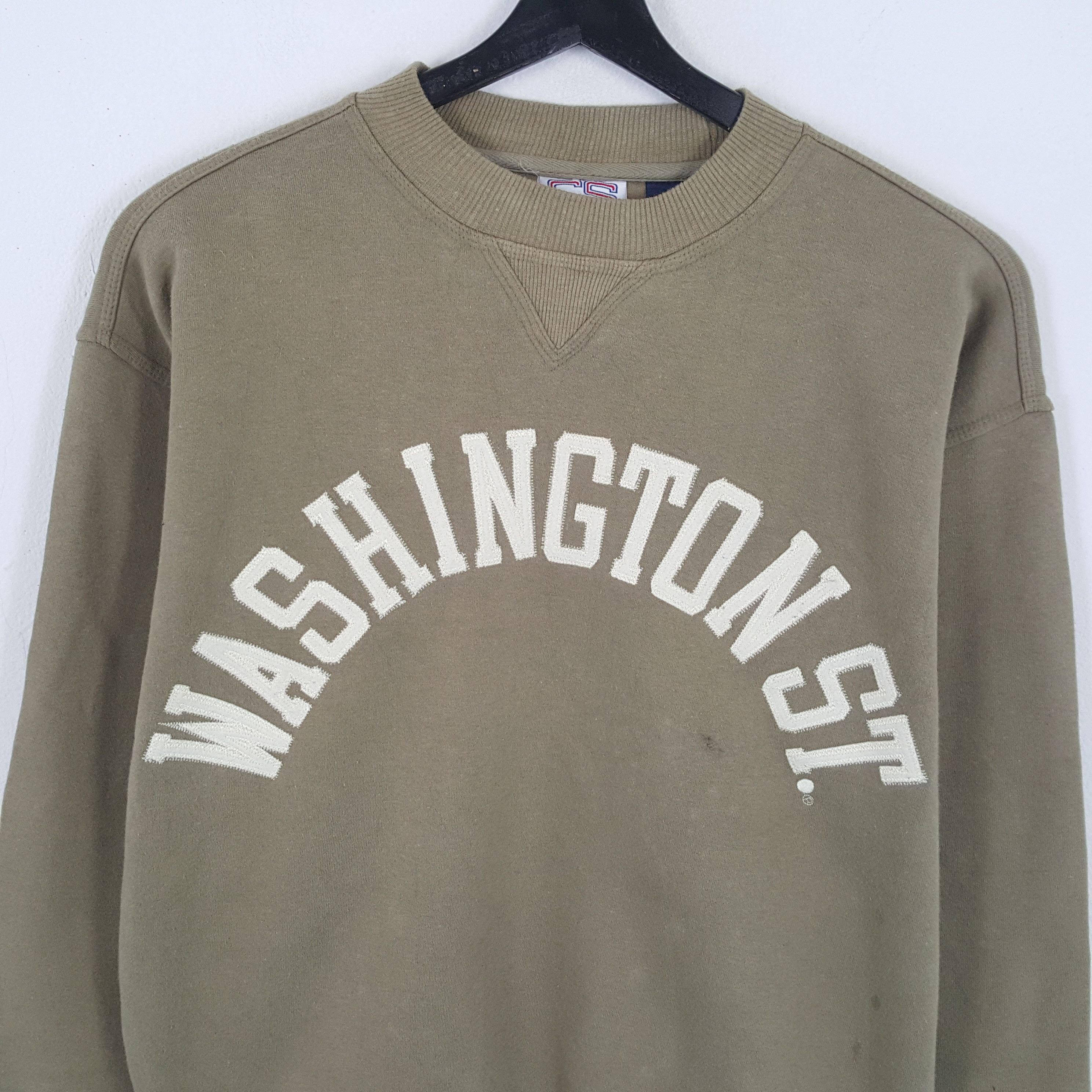 Vintage WASHINGTON ST Streetwear Style Sweatshirt Size US L / EU 52-54 / 3 - 2 Thumbnail