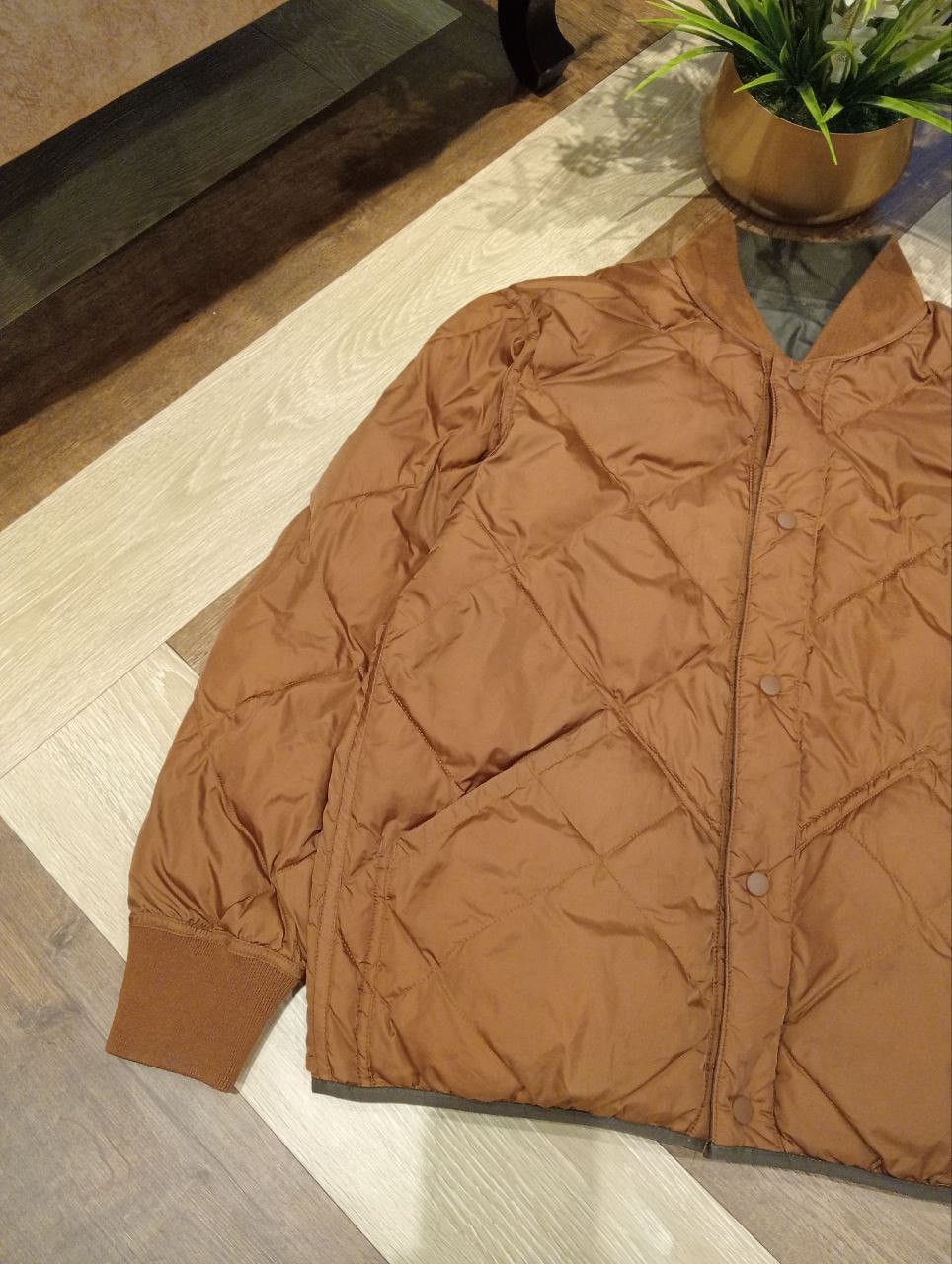 Lemaire UNIQLO LEMAIRE U REVERSIBLE PUFFER JACKET - BROWN/GREY Size US M / EU 48-50 / 2 - 7 Thumbnail