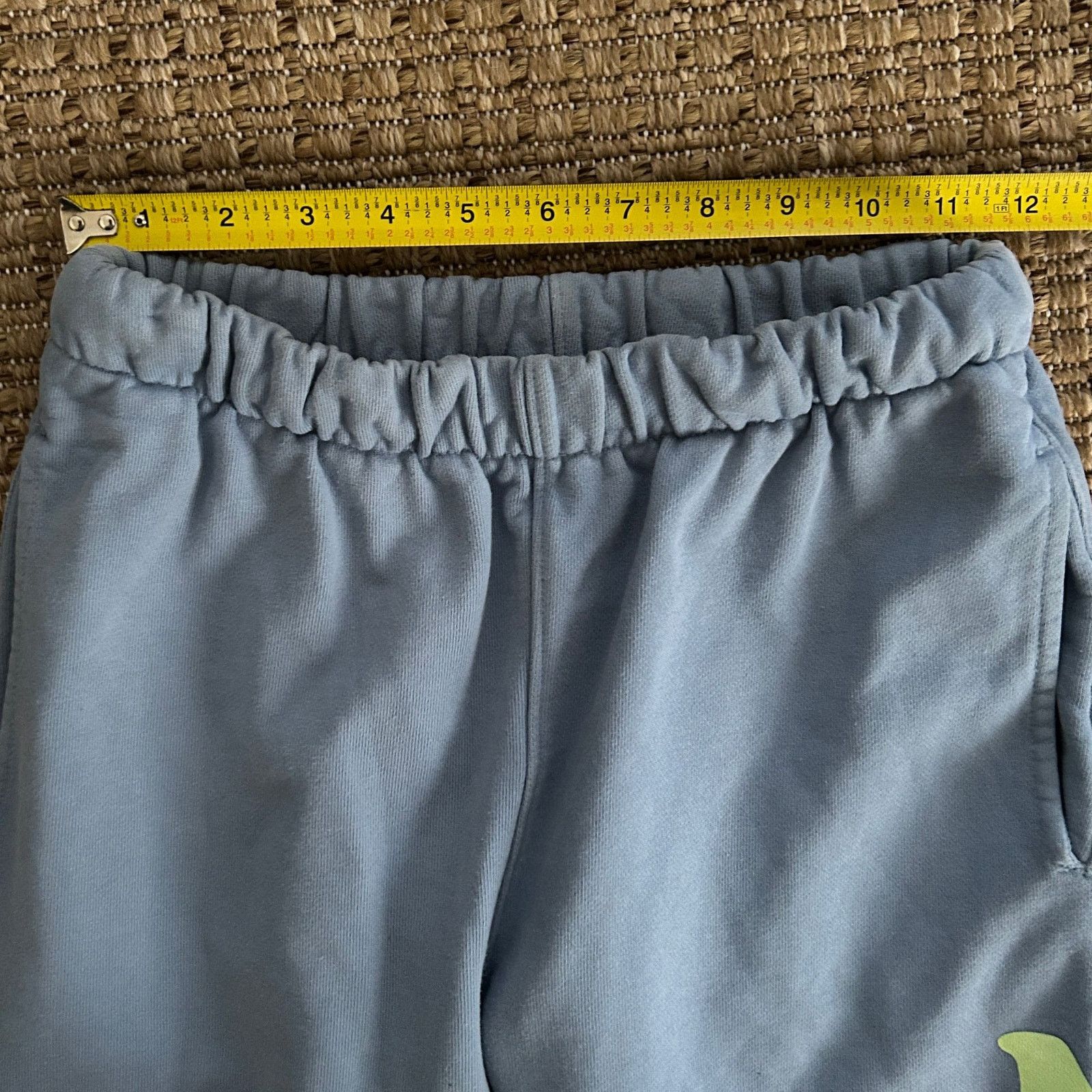 Madhappy Madhappy French Terry Sweatpants – Blue Pastel Logo XS Size 24" / US 00 / IT 34 - 3 Thumbnail
