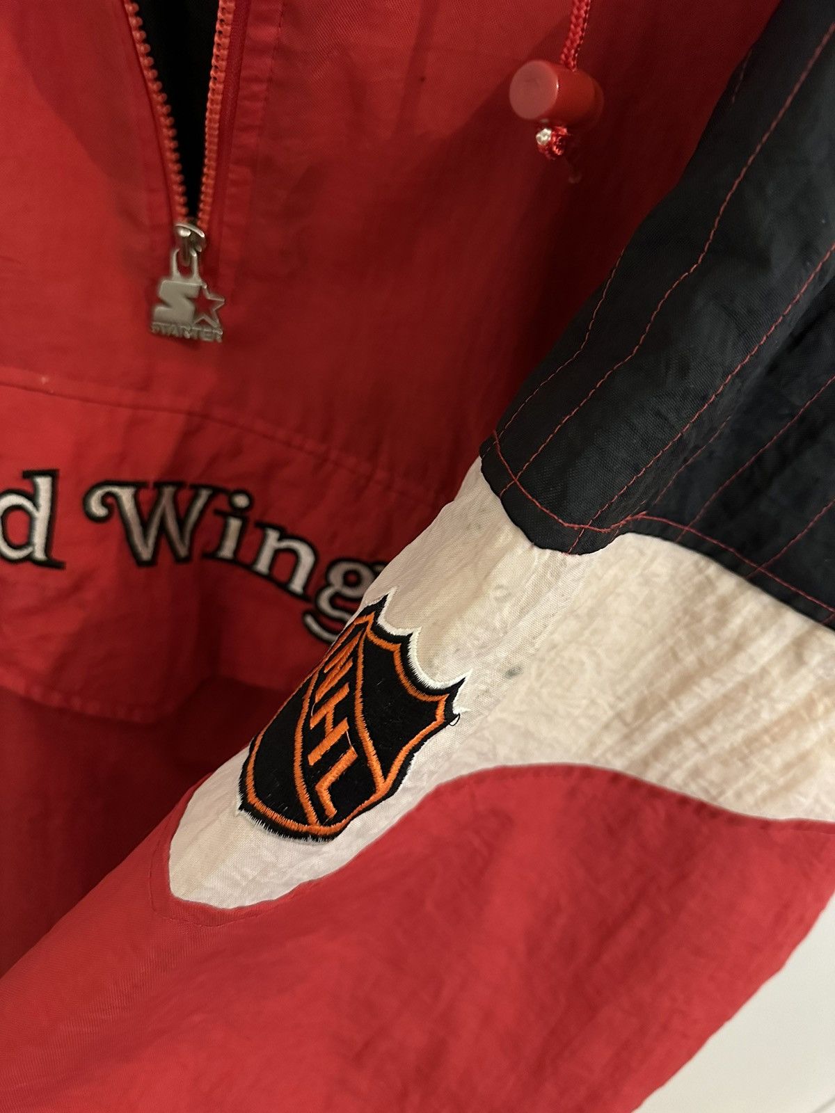 Starter Starter Jacke Detroit Red Wings Size XL NHL Vintage Jacket Size US XL / EU 56 / 4 - 7 Thumbnail