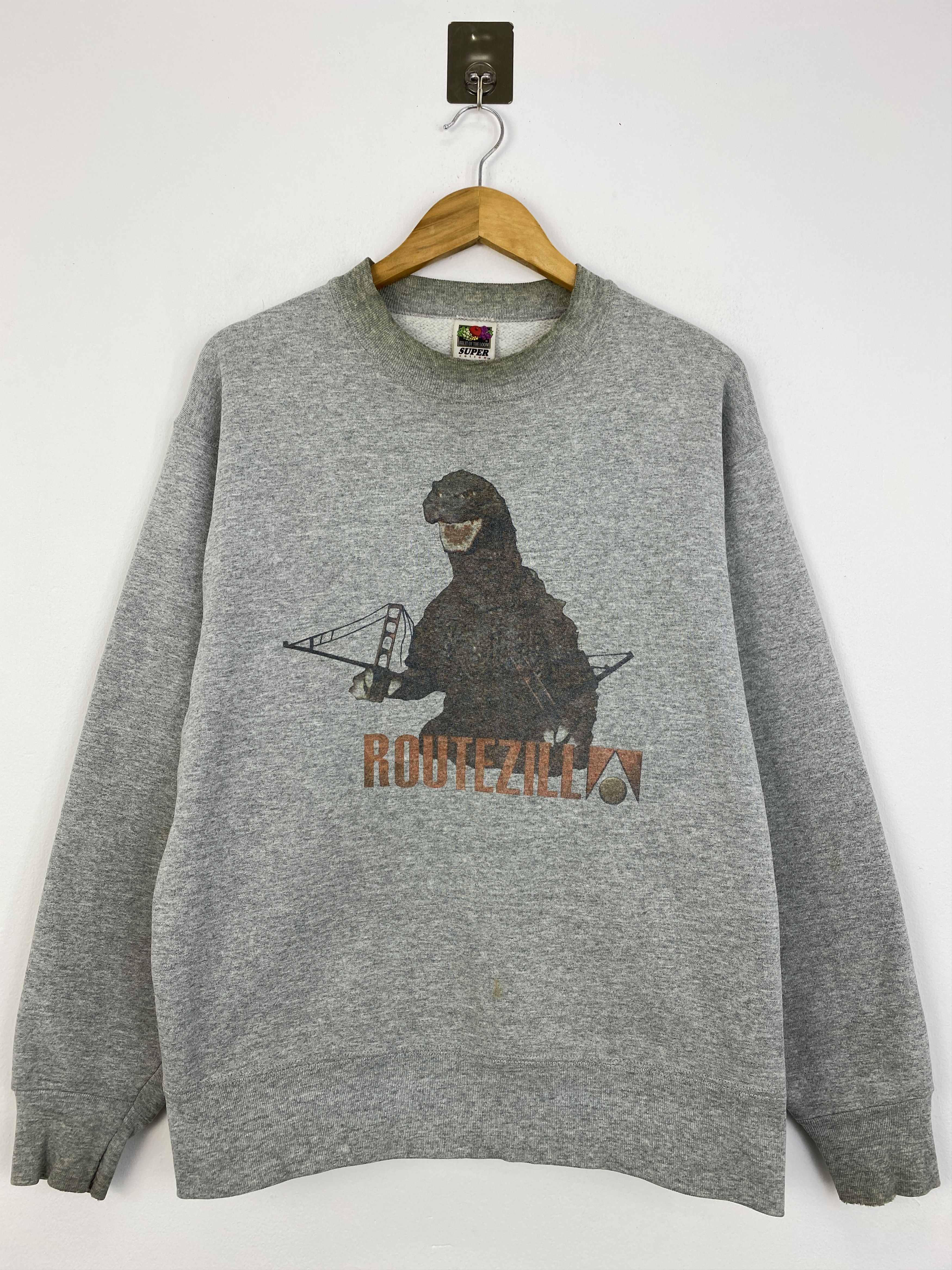 Vintage Vintage 90s Routezilla Crewneck Pullover Sweatshirt SH0037 Size US M / EU 48-50 / 2 - 1 Thumbnail