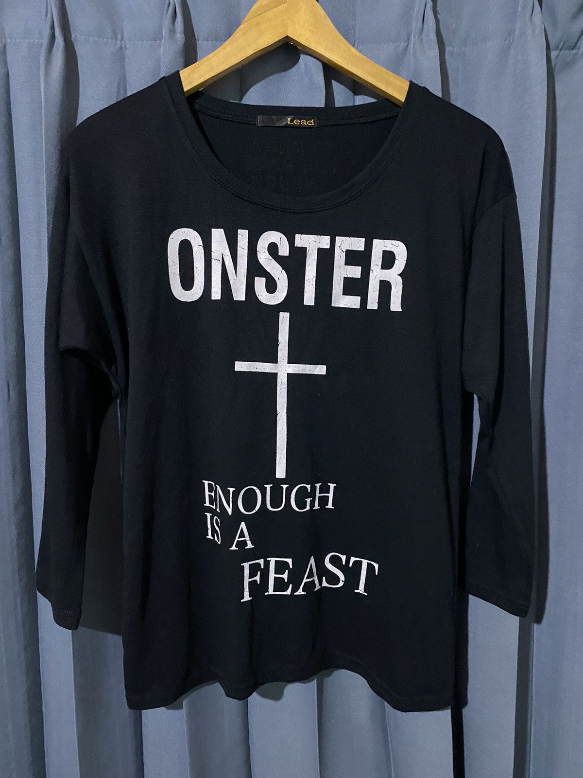 If Six Was Nine × Japanese Brand × Le Grande Bleu (L.G.B.) ONSTER ENOUGH IS A FEAST POEM BY LEAD Size M / US 6-8 / IT 42-44 - 1 Thumbnail