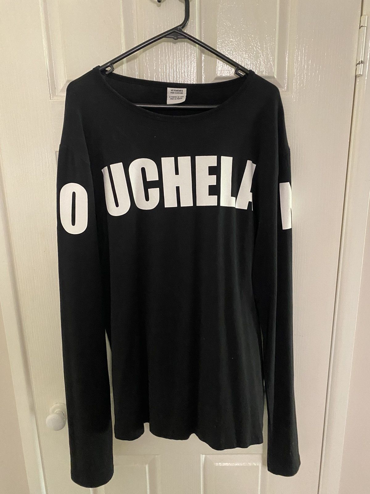 image of Vetememes Doucheland Longsleeve in Black, Men's (Size XL)