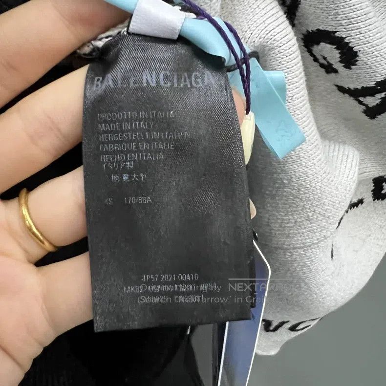 Balenciaga Balenciaga Barrage Logo Sweater - XS Size US XS / EU 42 / 0 - 3 Thumbnail