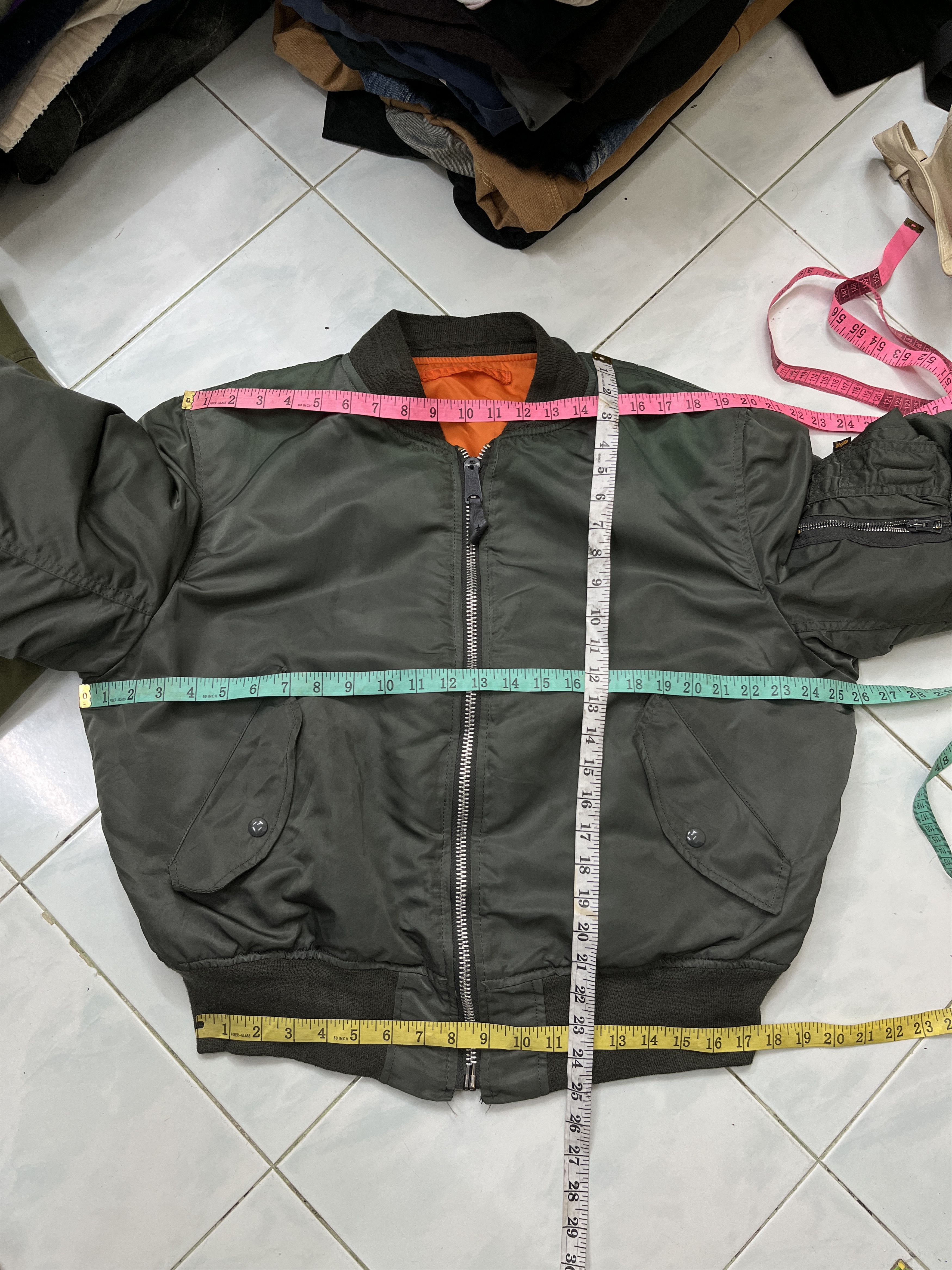 Alpha Industries 🔥🔥🔥STEALS VTG ALPHA INDUSTRIES MA1 BOMBER JACKET Size US L / EU 52-54 / 3 - 19 Thumbnail