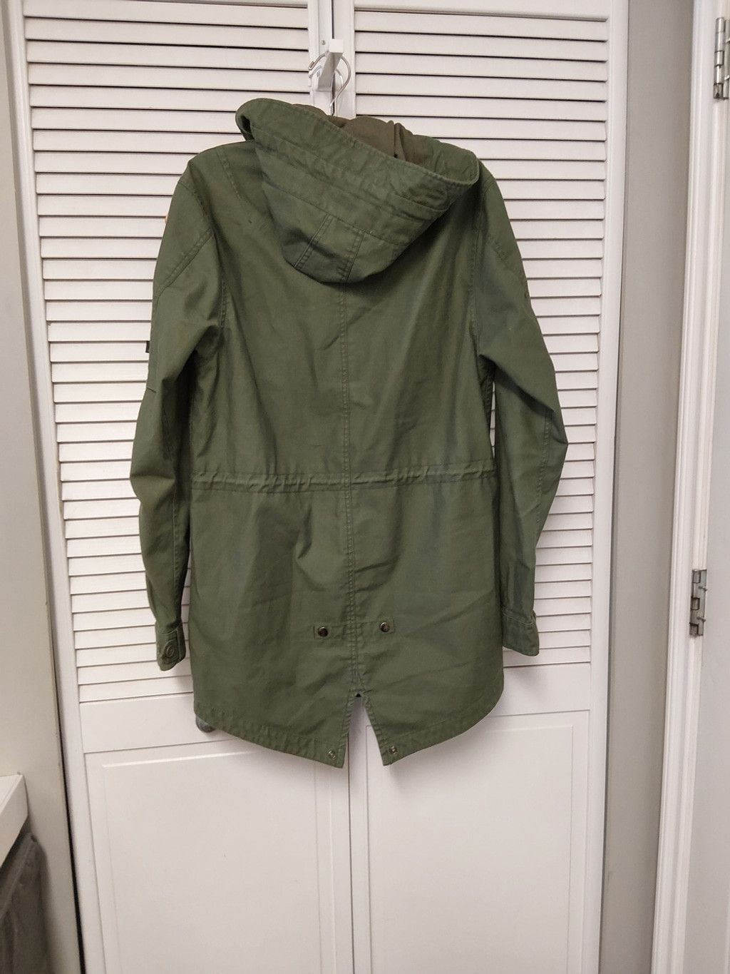 Alpha Industries Alpha Industries Hooded M-65 Olive Green Jacket with Navy a Size US XXS / EU 40 - 6 Thumbnail