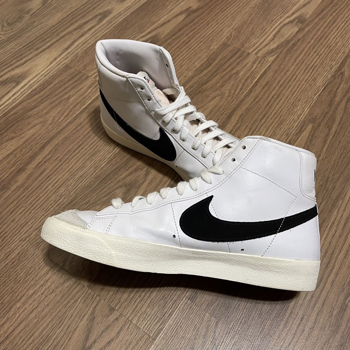 Nike Nike Blazer Mid '77 Premium Vintage White Black Size US 11 / EU 44 - 6 Thumbnail