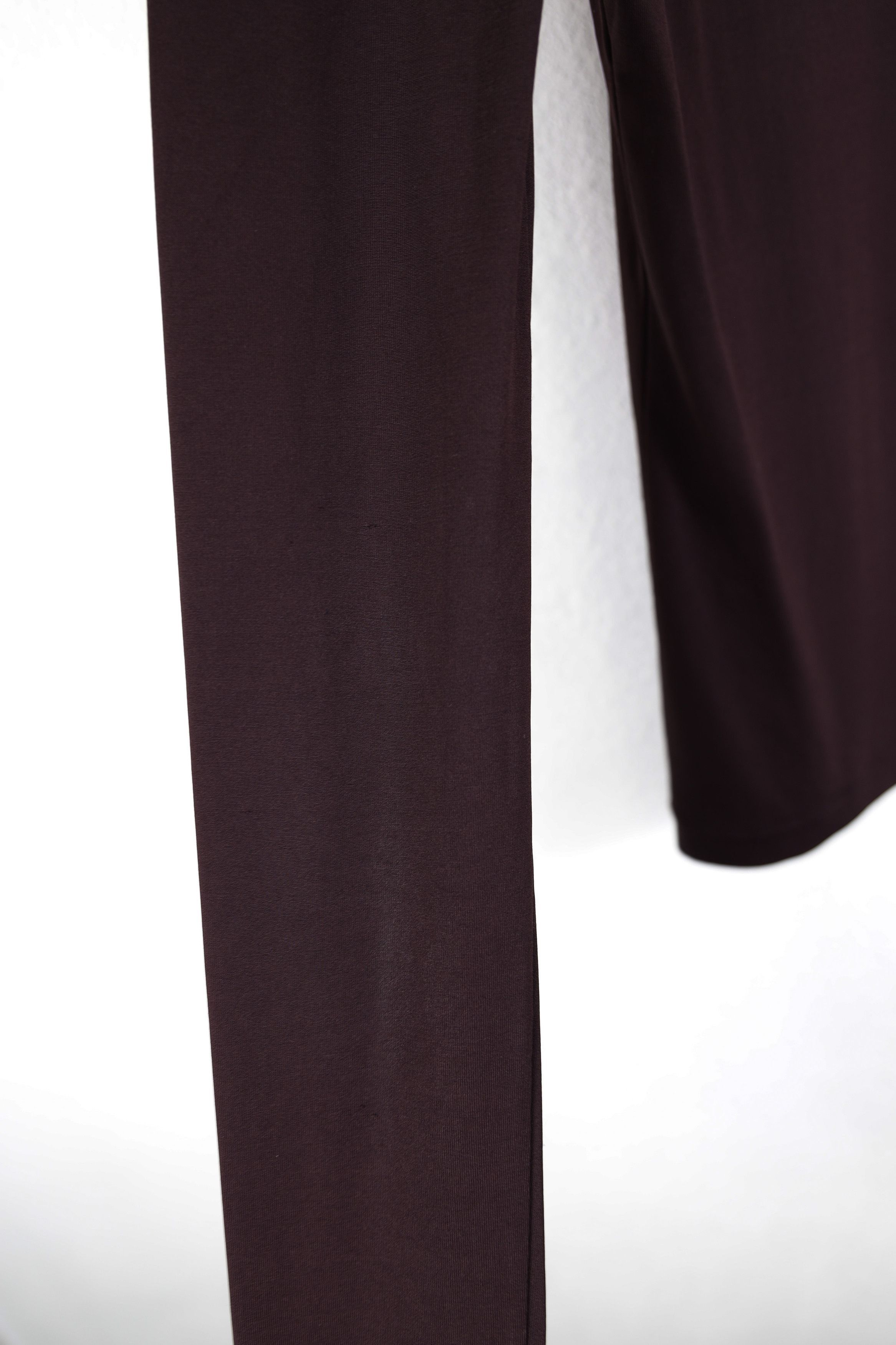 Issey Miyake Vintage Issey Miyake Dark Burgundy Long Sleeve T-shirt Tee Size M / US 6-8 / IT 42-44 - 13 Thumbnail