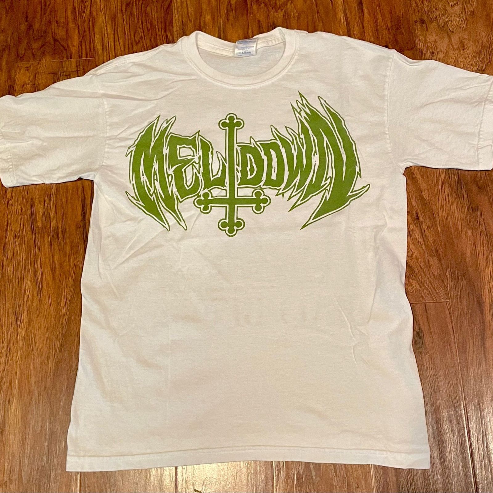 Gildan Meltdown "Bad Blood" T-Shirt Tee hardcore punk crossover hc Size US XS / EU 42 / 0 - 1 Thumbnail