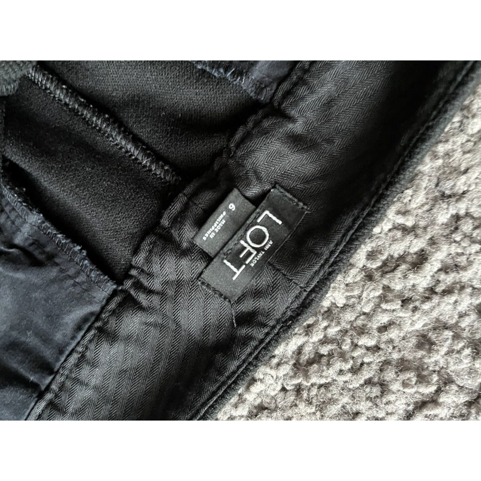 Ann Taylor VINTAGE Ann Taylor Loft High Waist Womens 6 Black Skinny Ankle Pants Stretch Adult Regular 6 Black Skinny Ankle Pants City Modern Classic 90s Mens? Size 28" / US 6 / IT 42 - 5 Thumbnail