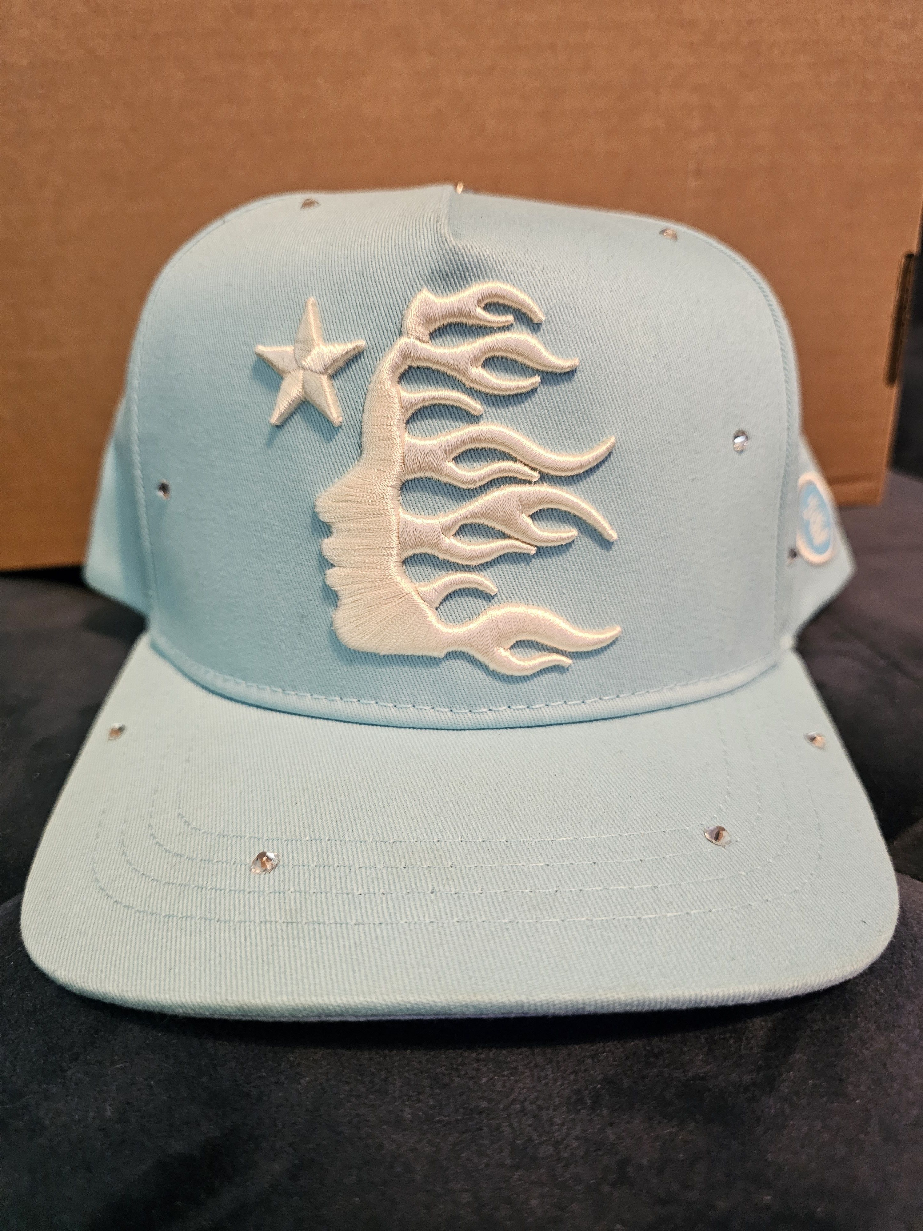 Designer × HELLSTAR × Streetwear Hellstar OG Logo Rhinestone Camo