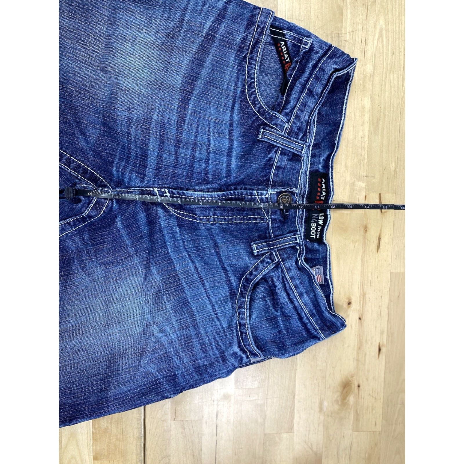 Ariat Ariat Denim Short Shorts Mens 30 Cut Off Relaxed 5-Pocket Flat Front Raw Hem Casual Blue Vintage No M4 9777 Size US 30 / EU 46 - 7 Thumbnail