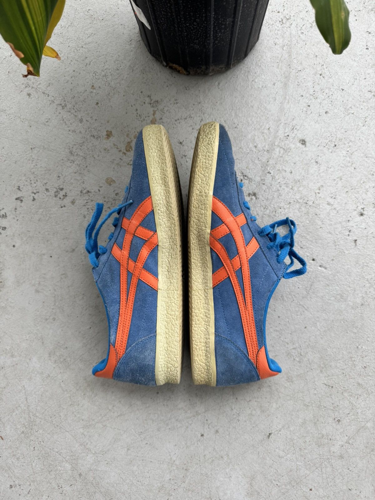 Asics Asics Vickka Moscow Onitsuka Tiger Mid Blue/Orange Shoes Size US 11 / EU 44 - 6 Thumbnail