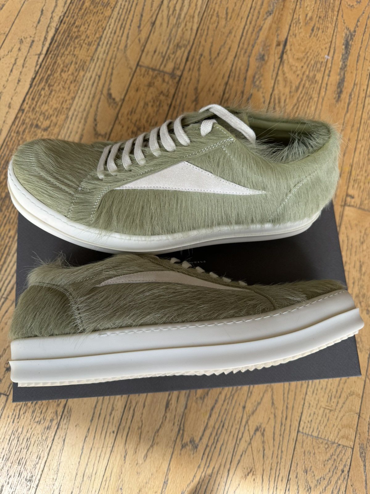 Pre-owned Rick Owens Green Rick Owen's Sneaker