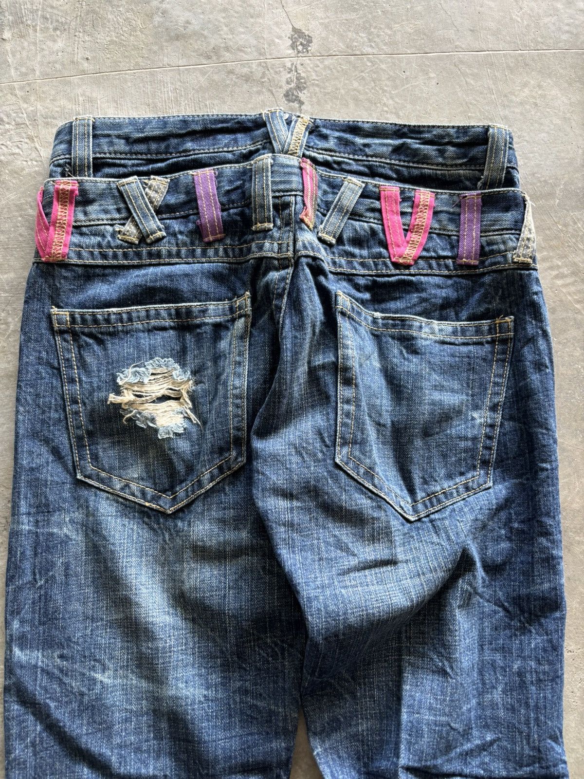 PPFM Distressed double waist C.O.L.Z.A japanese punk goth style Size US 30 / EU 46 - 13 Thumbnail