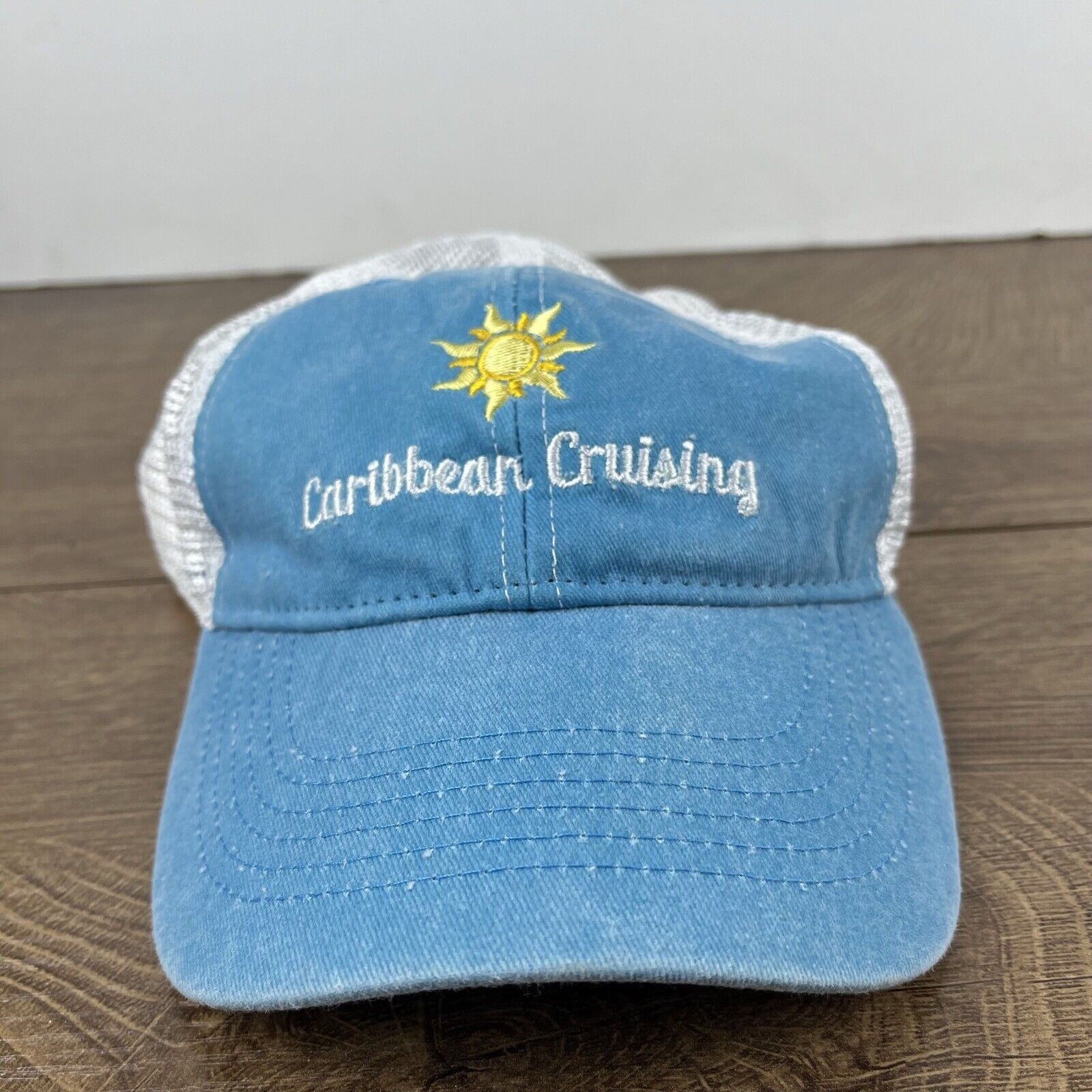Other Caribbean Cruising Hat Snapback Hat Blue Hat Adjustable Blue Size ONE SIZE - 5 Thumbnail