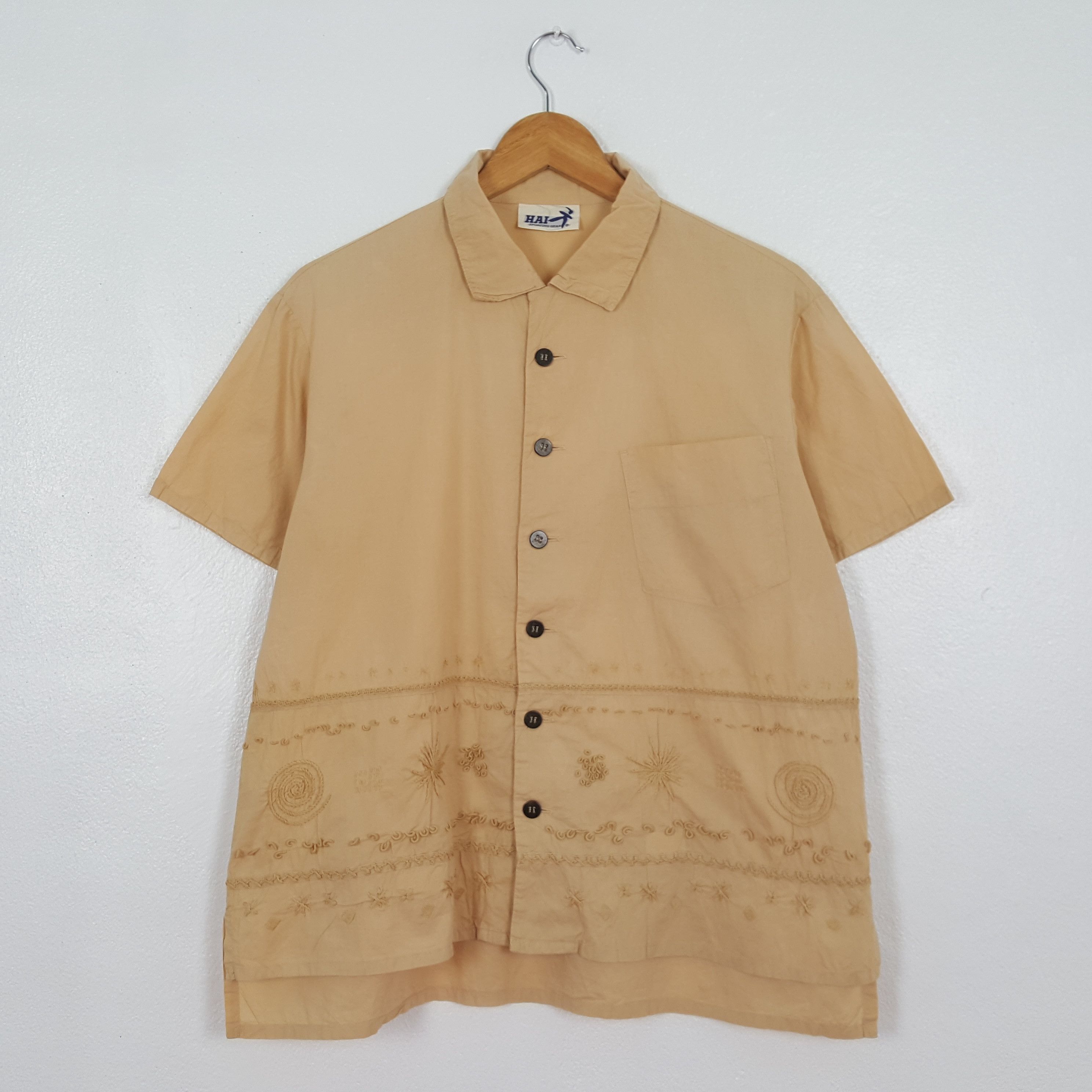 Hai Sporting Gear Vintage Hai Sporting Gear by Issey Miyake Shirt C319N77 Size L / US 10 / IT 46 - 1 Thumbnail