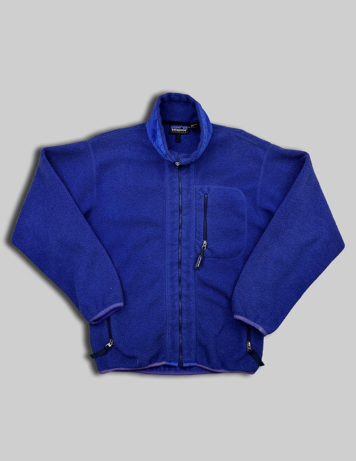 Patagonia 80s Synchilla Vintage Full Zip Fleece Sweatshirt