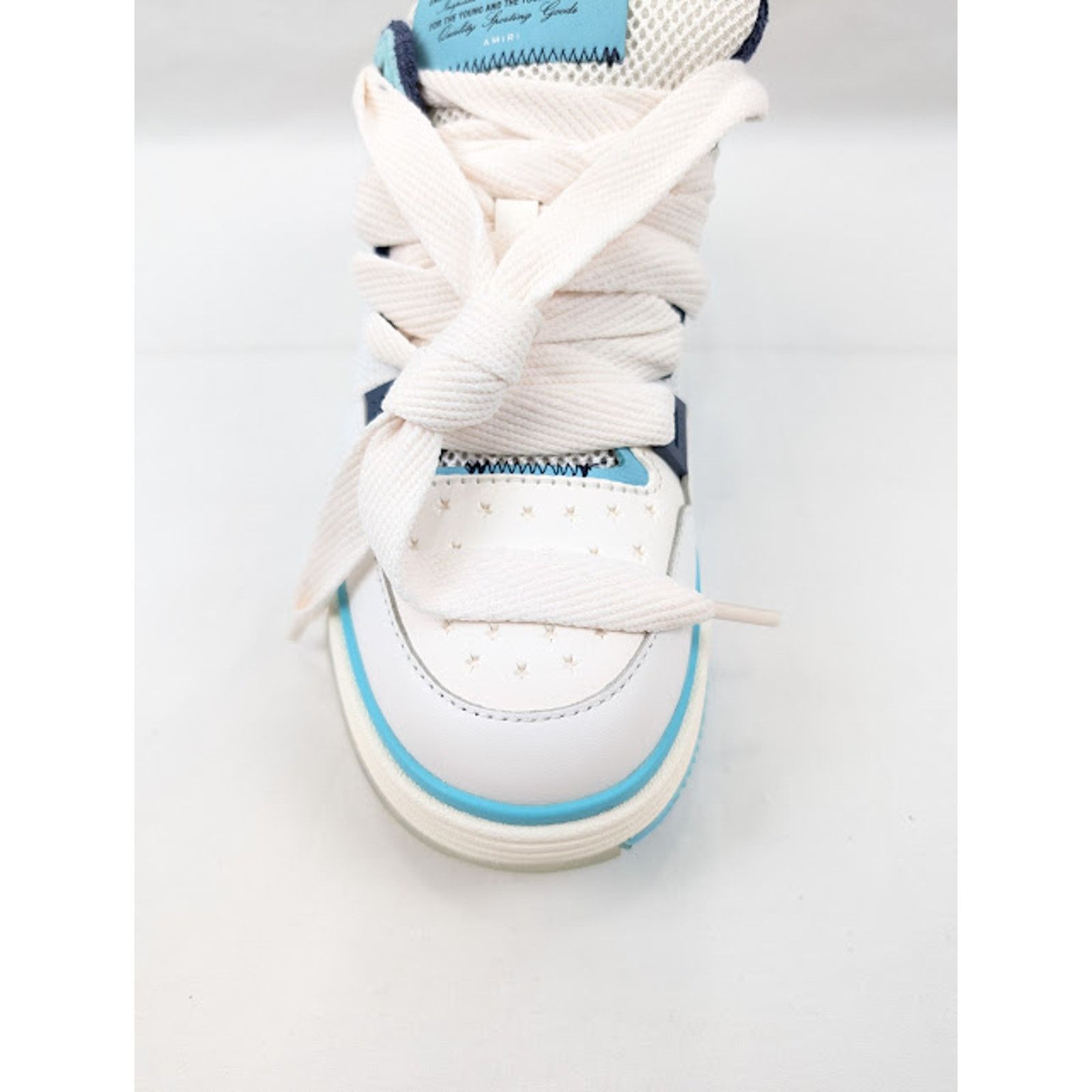 Amiri o1rshd1 Q:2 / MA-1 Low-Top Sneakers in Blue Size US 11 / EU 44 - 6 Thumbnail