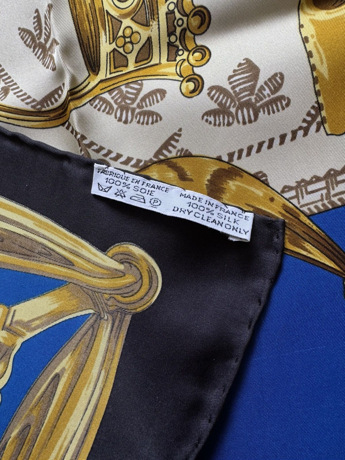 Hermes Hermès Etriers silk scarf by Françoise de la Perrière 1964y Size ONE SIZE - 12 Thumbnail