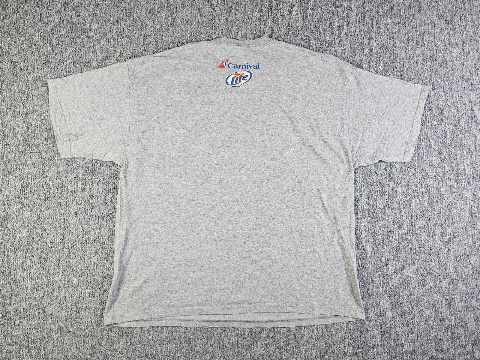 Delta Miller Lite Super Bowl Party Promo T-Shirt Delta 3XL Y2K Size US XXL / EU 58 / 5 - 3 Thumbnail