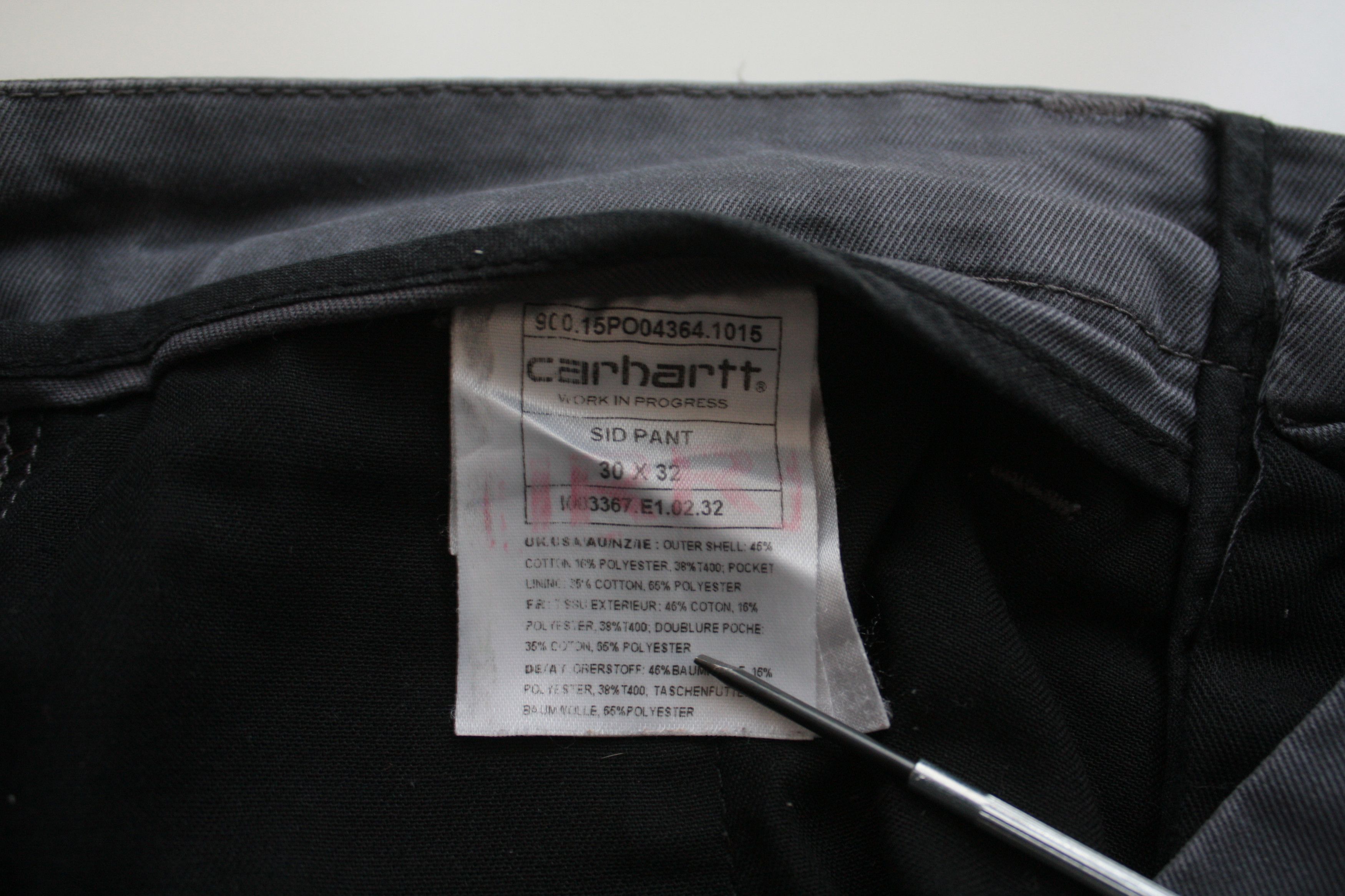 Carhartt Wip Carhartt WIP Sid Pant Grey 30x32 Size US 30 / EU 46 - 6 Thumbnail