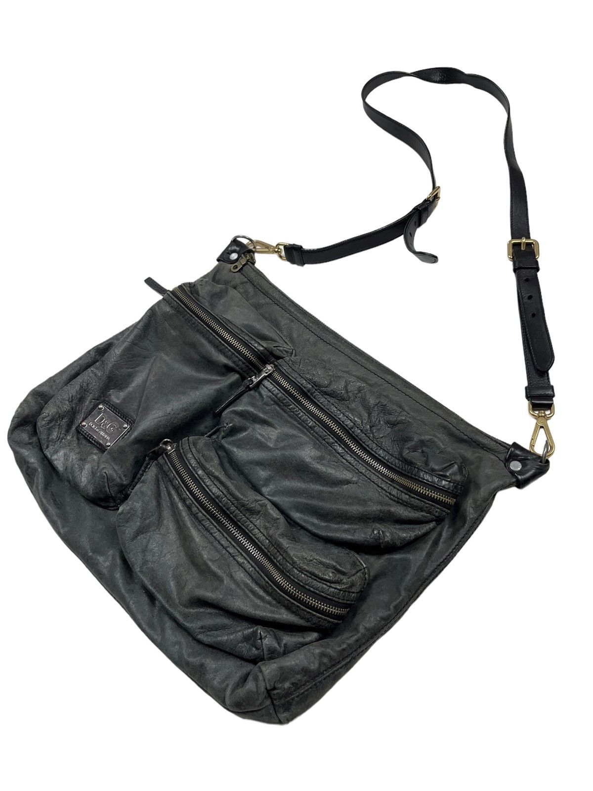 Dolce & Gabbana Dolce & Gabbana Archival Leather Bag Multi Pocket Size ONE SIZE - 2 Thumbnail