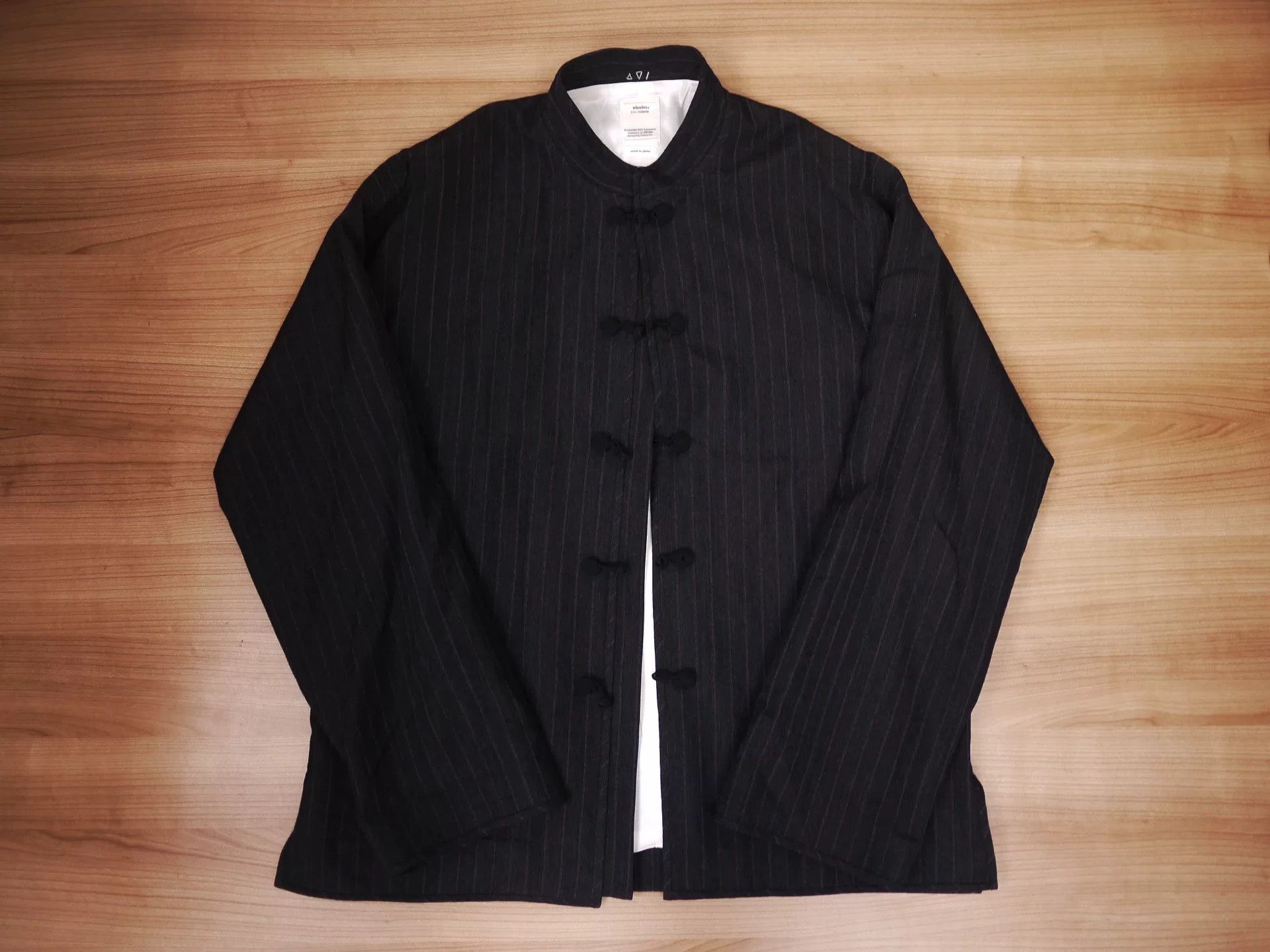 Visvim VISVIM DHARIA SHIRT PINSTRIPE BLACK Size US L / EU 52-54 / 3 - 1 Thumbnail
