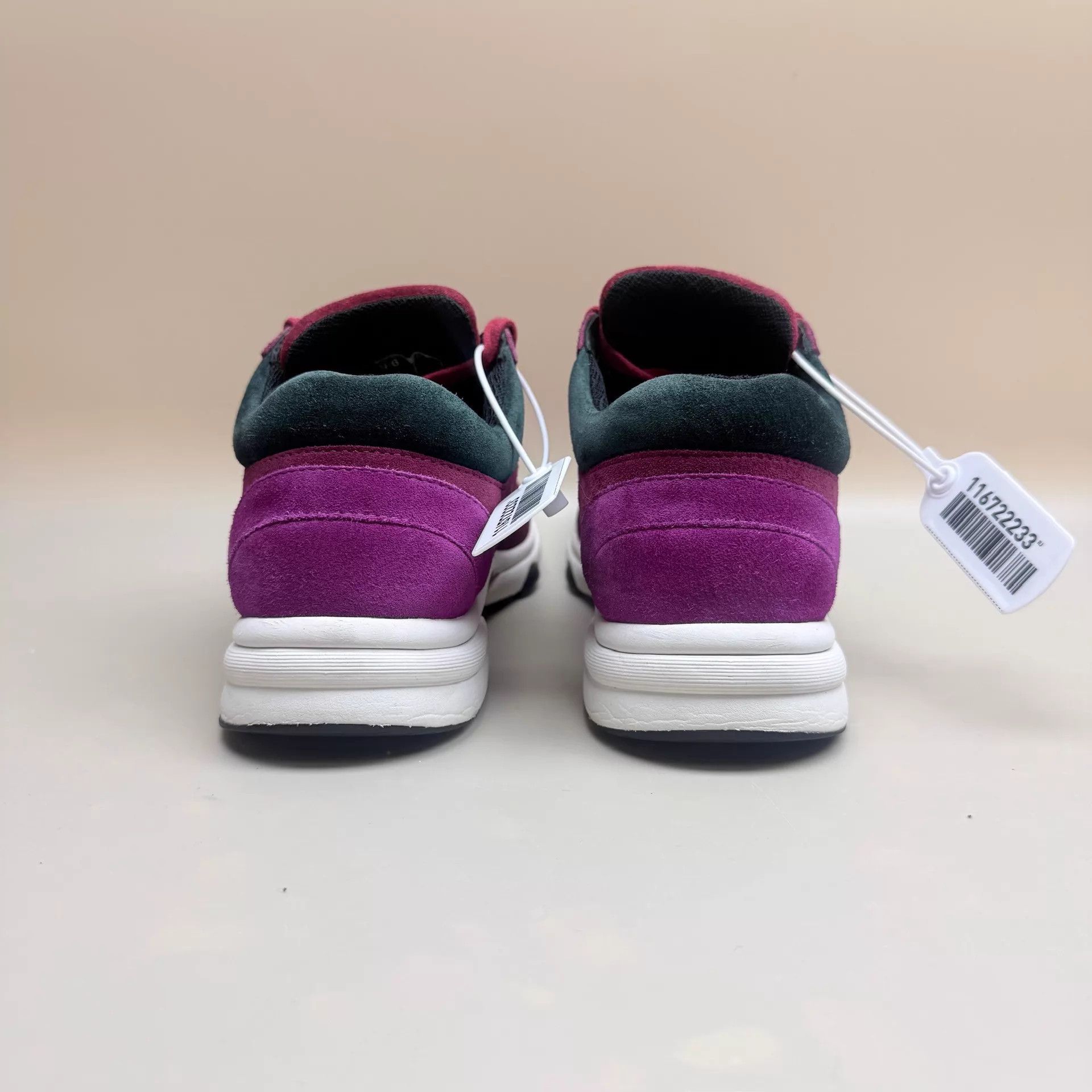 Chanel CHANEL Wine Red CC Sneaker 36.5 (Tag Missing) Size US 6 / IT 36 - 3 Thumbnail