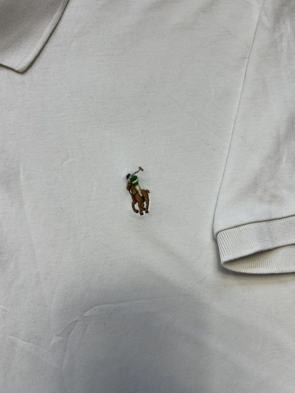 Polo Ralph Lauren × Ralph Lauren Polo Ralph Lauren new collection code qr white polo shirt Size US L / EU 52-54 / 3 - 2 Thumbnail