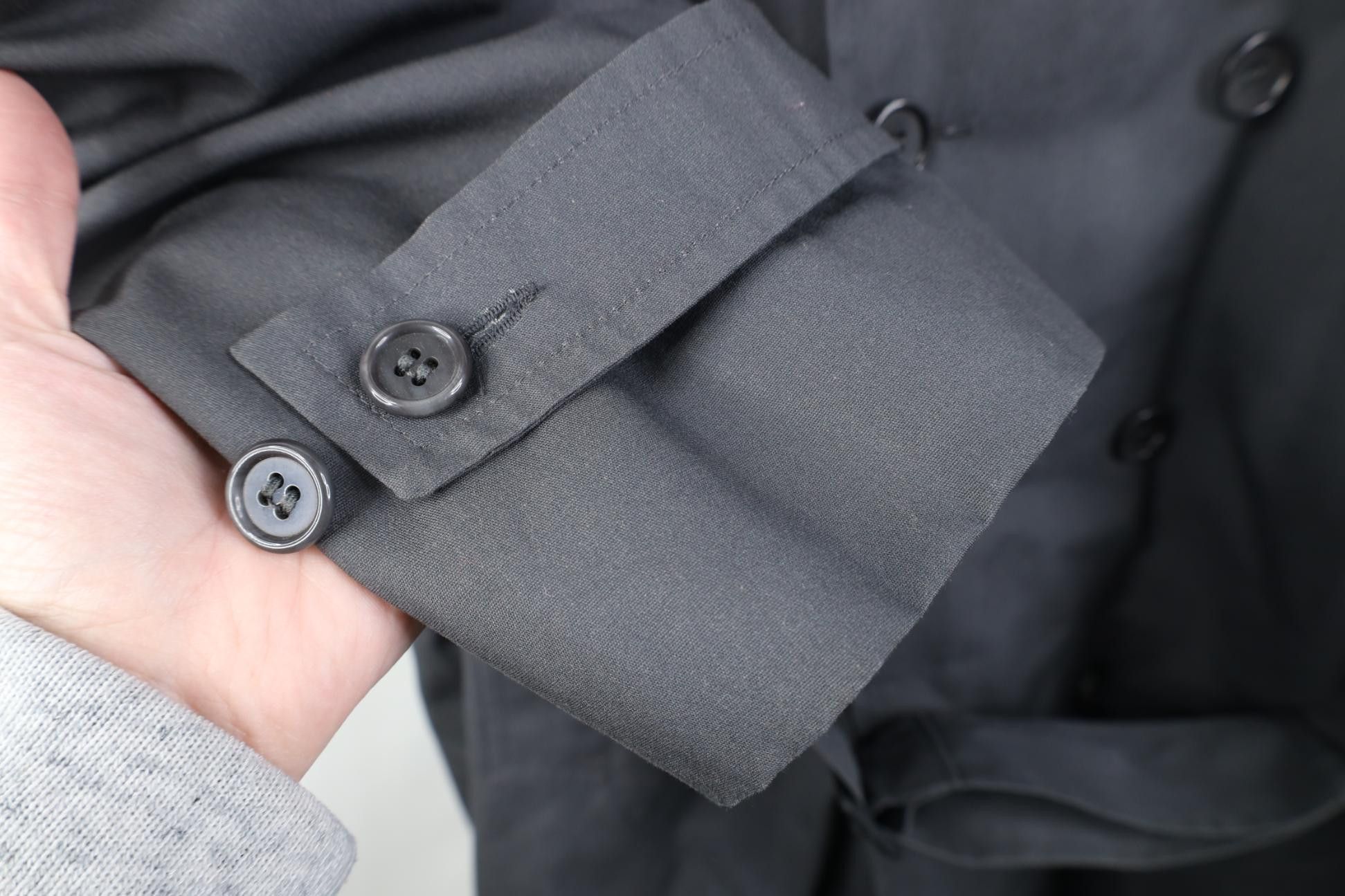 Vintage Vintage 70s Streetwear Double Breasted Trench Coat Gray USA Size US XXL / EU 58 / 5 - 7 Thumbnail
