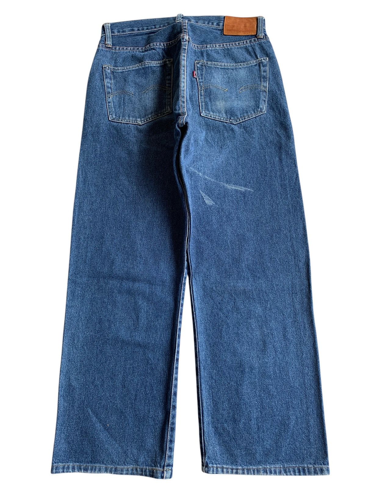 Japanese Brand × Jean DENIM EXCHANGE SELVEDGE BAGGY BUTTON FLY JAPANESE DENIM Size US 32 / EU 48 - 4 Thumbnail