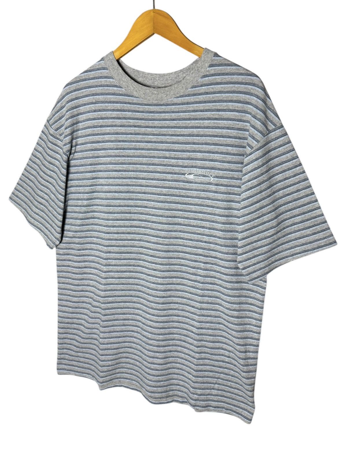 Quiksilver × Vintage Vintage 90’s Quicksilver Surf Skate Striped T-Shirt Size US L / EU 52-54 / 3 - 2 Thumbnail
